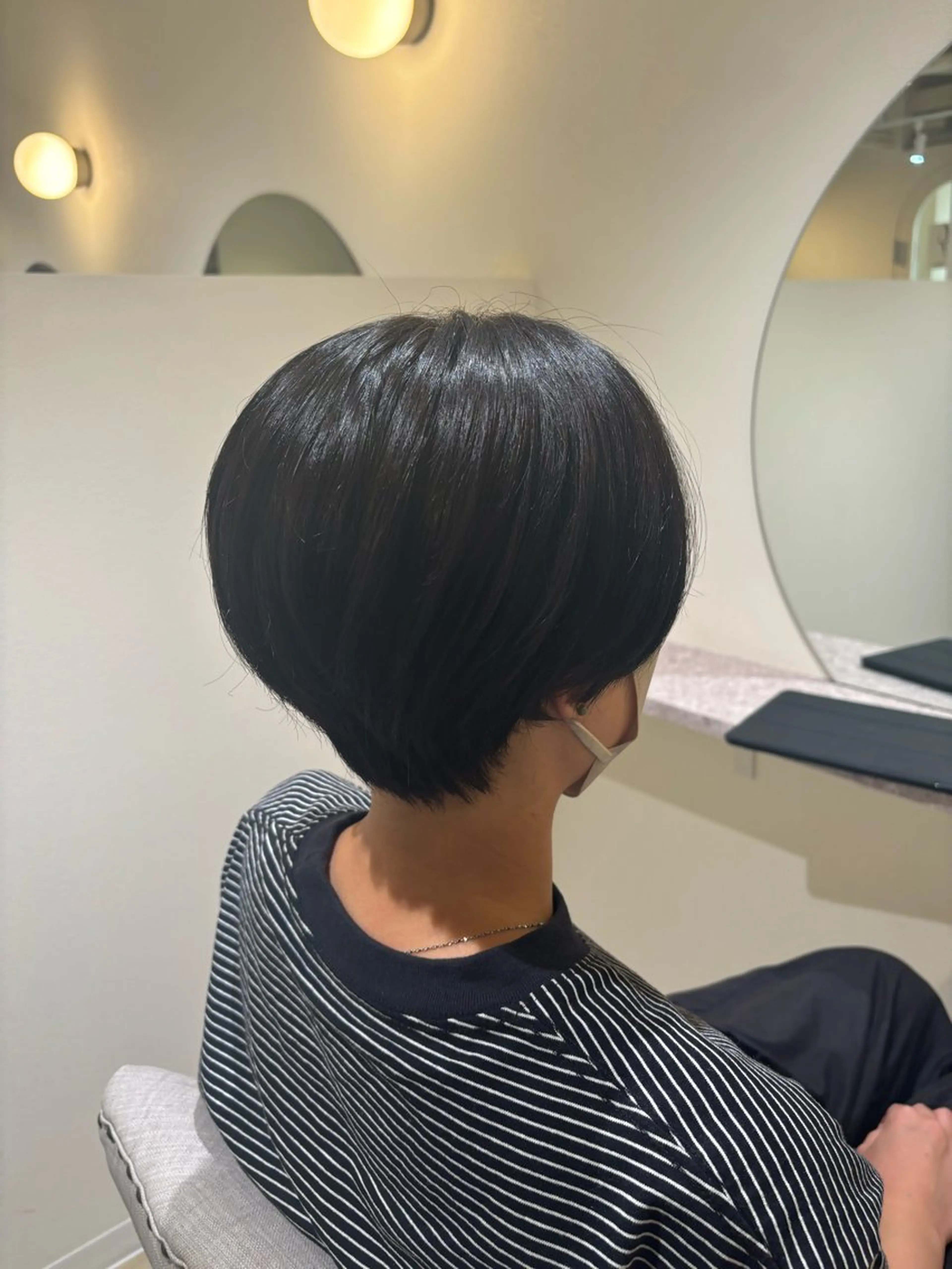 ショート カラー ショートヘア 中田 渚のヘアスタイル