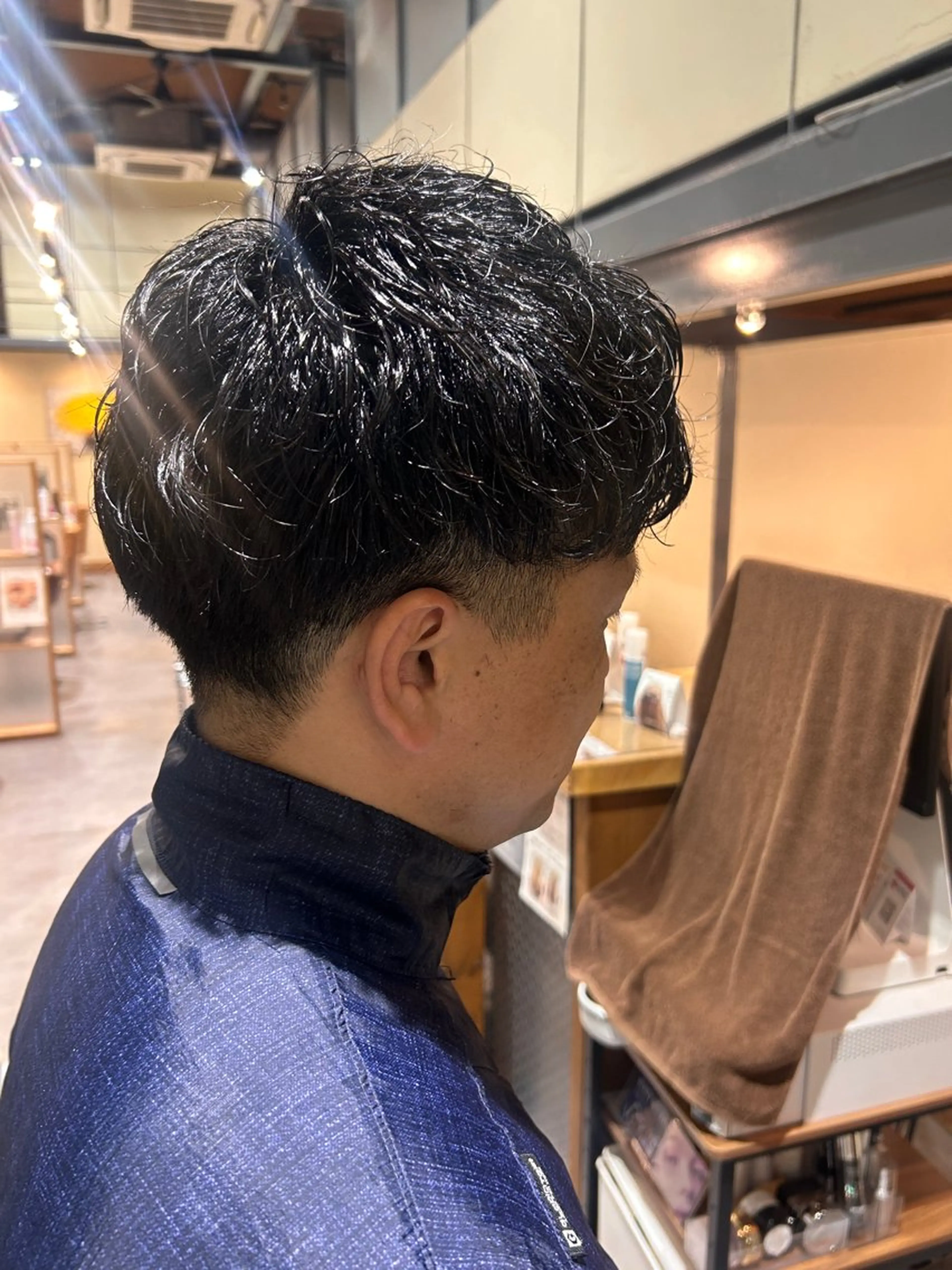 メンズ カット パーマ 井上 萌のヘアスタイル