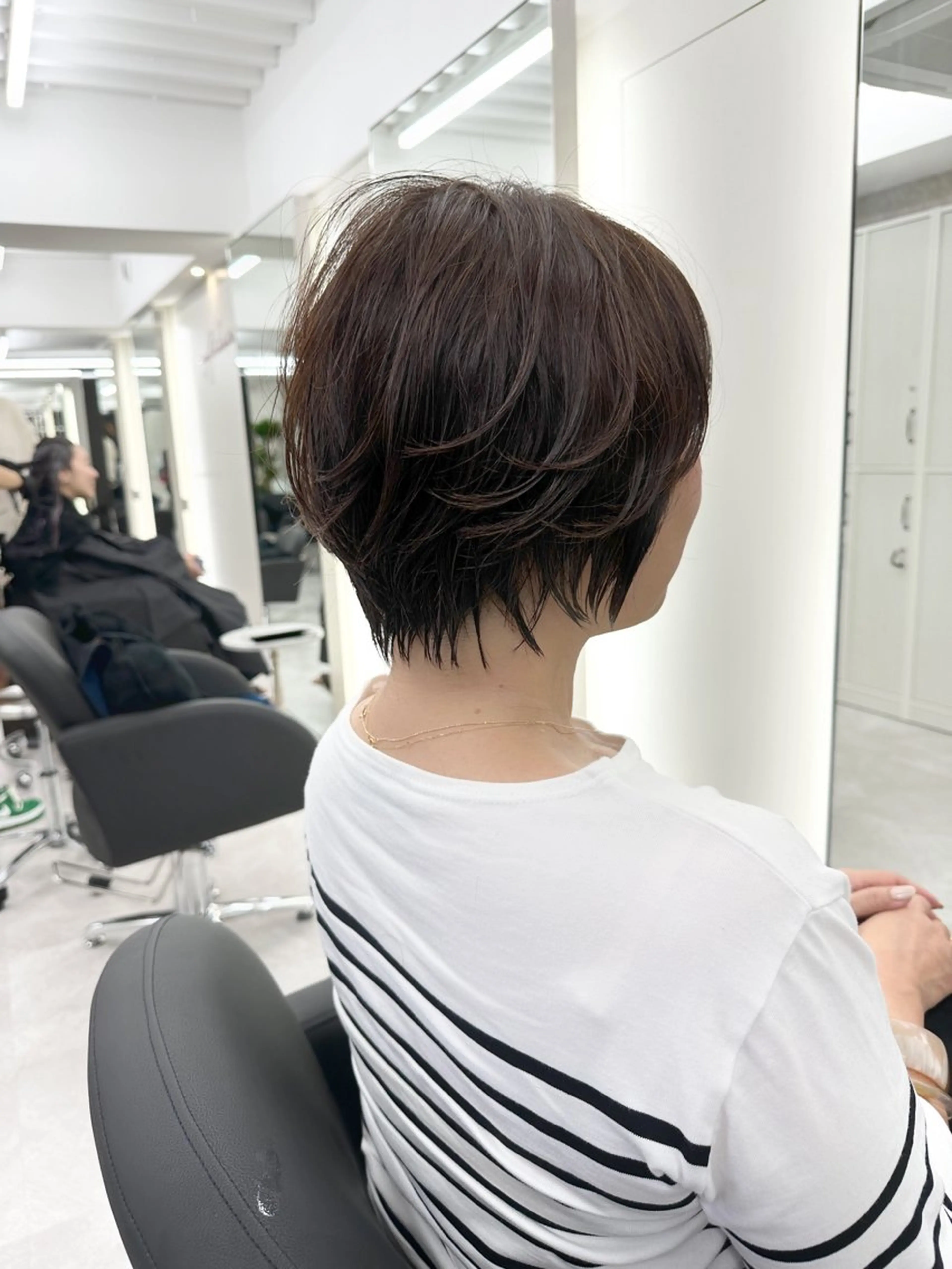 ショート 似合わせスタイル 岡田勇哉のヘアスタイル