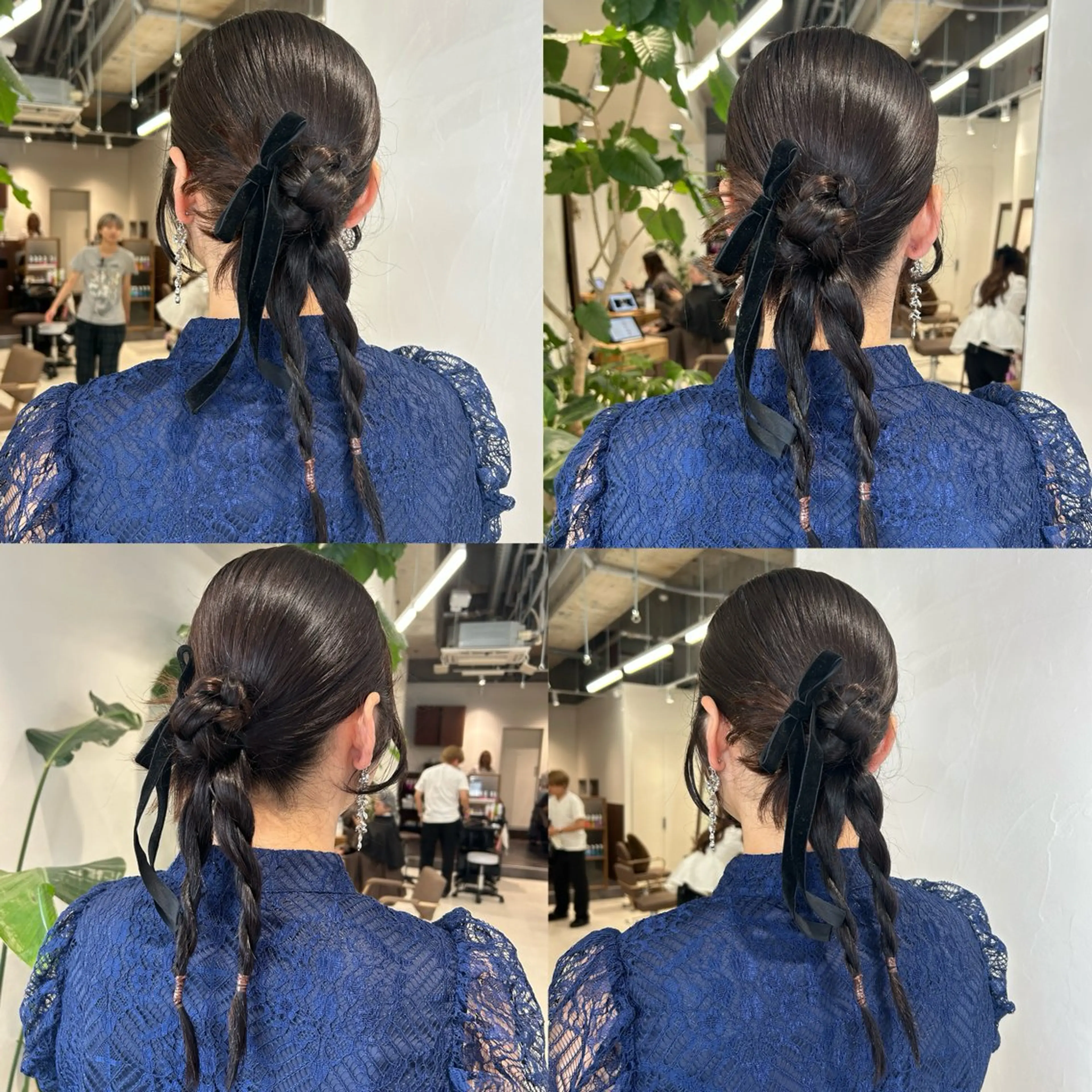 セミロング ヘアアレンジ ヘアセット ハイトーン/エクステ /🎀YUINA🎀のヘアスタイル