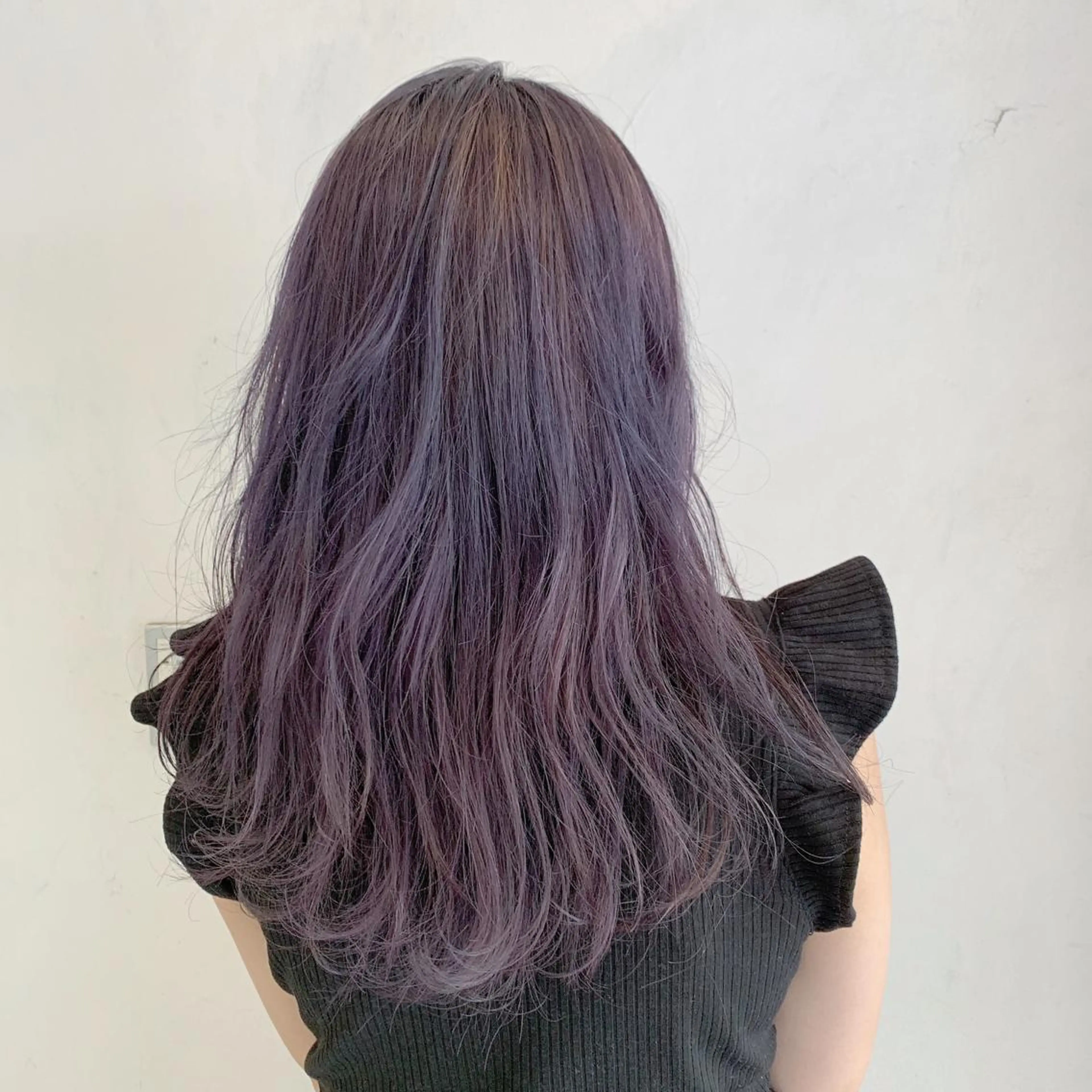 ロング カット ヘアカラー トリートメント 似合わせカットカラー ♡佐藤捺美のヘアスタイル