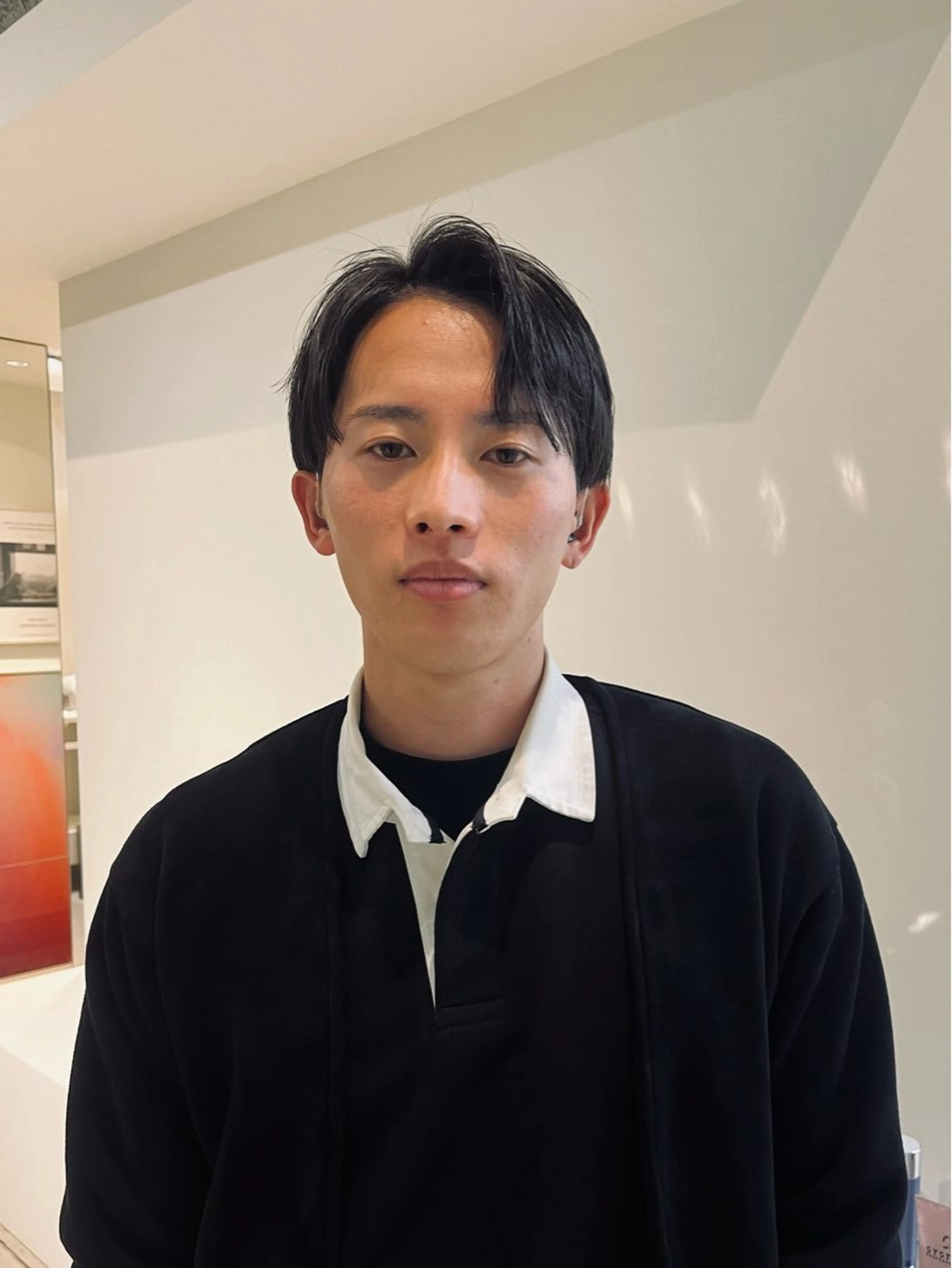 メンズ センターパート カット ANY/メンズ特化/ シバヤ　ユウキのヘアスタイル