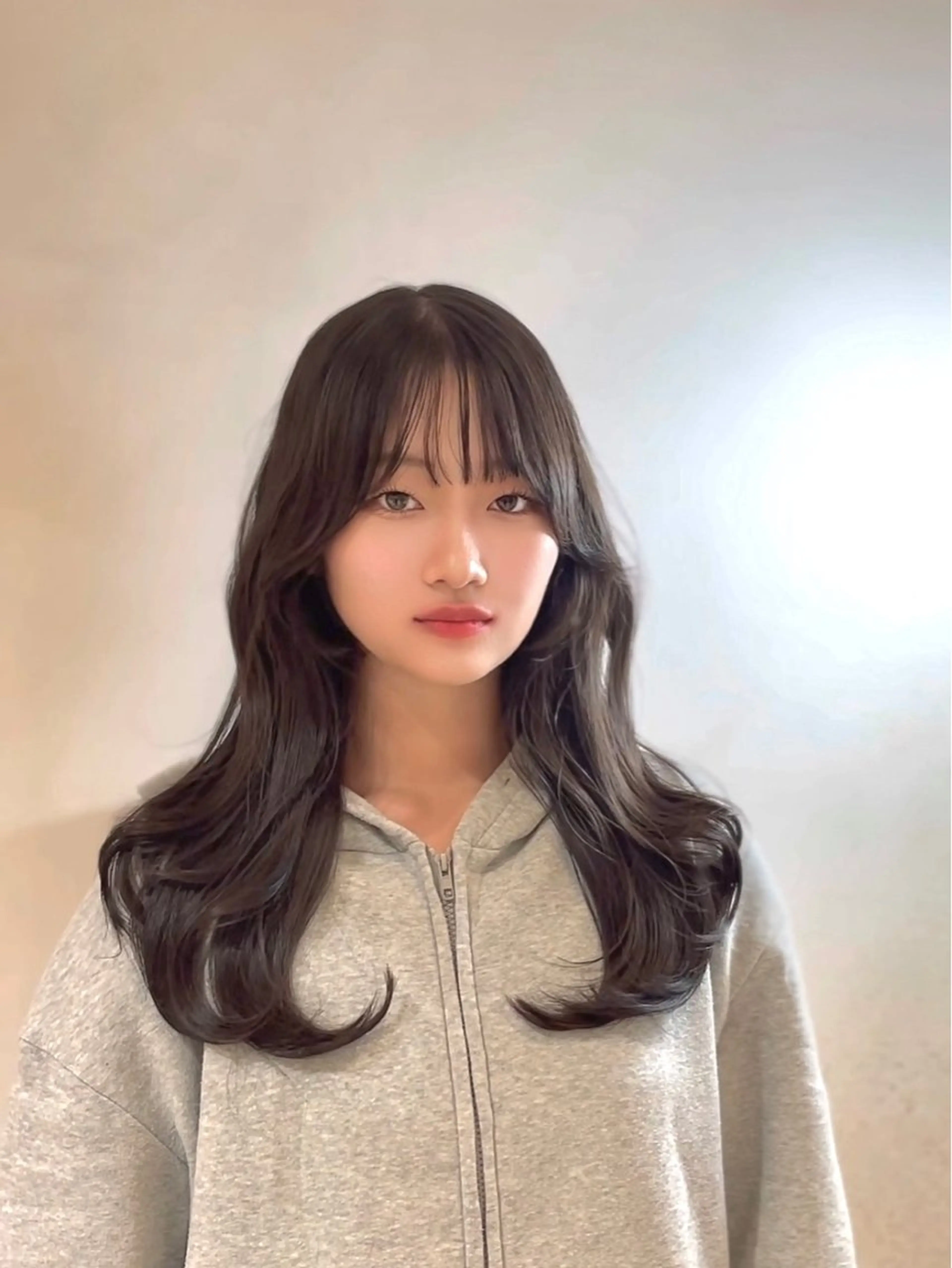 ロング カラー くびれヘア 韓国風ヘア レイヤーカット 橋口 陽太のヘアスタイル