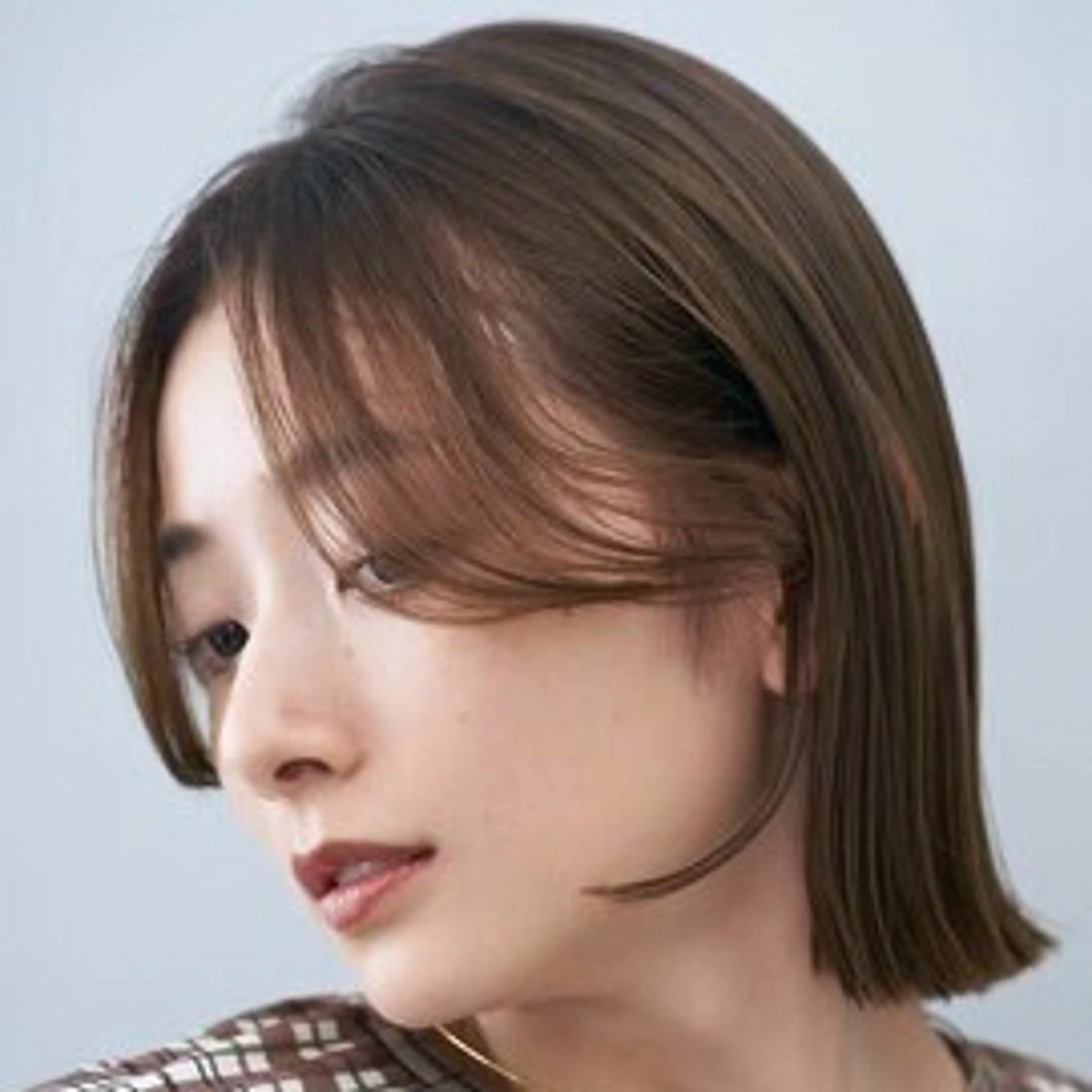 ショート カット ヘアカラー トリートメント ヘッドスパ ヘアセット 地毛風/グレージュ よしだひろのじょうのヘアスタイル