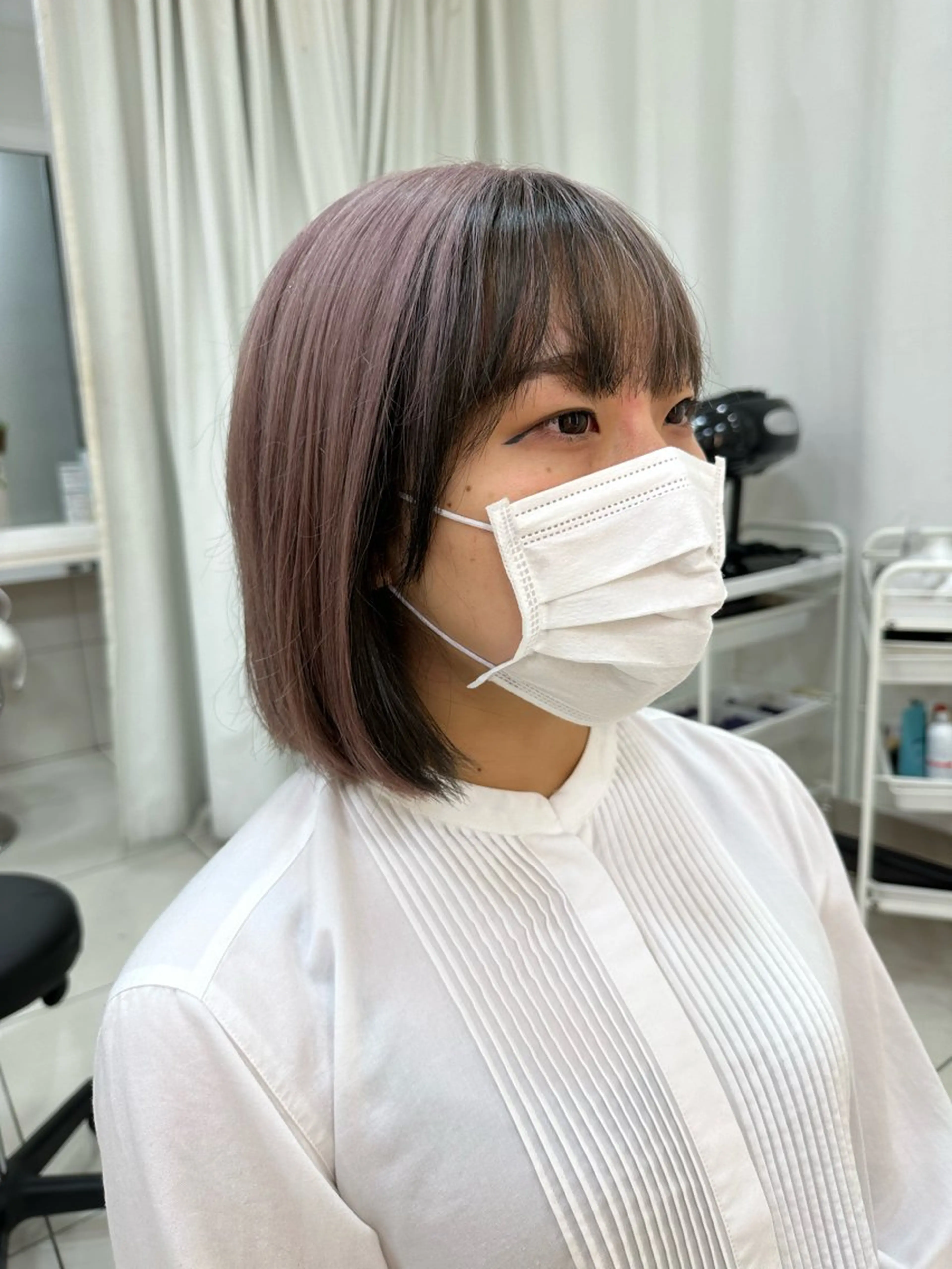 ショート ヘアカラー 竹下 勝也のヘアスタイル