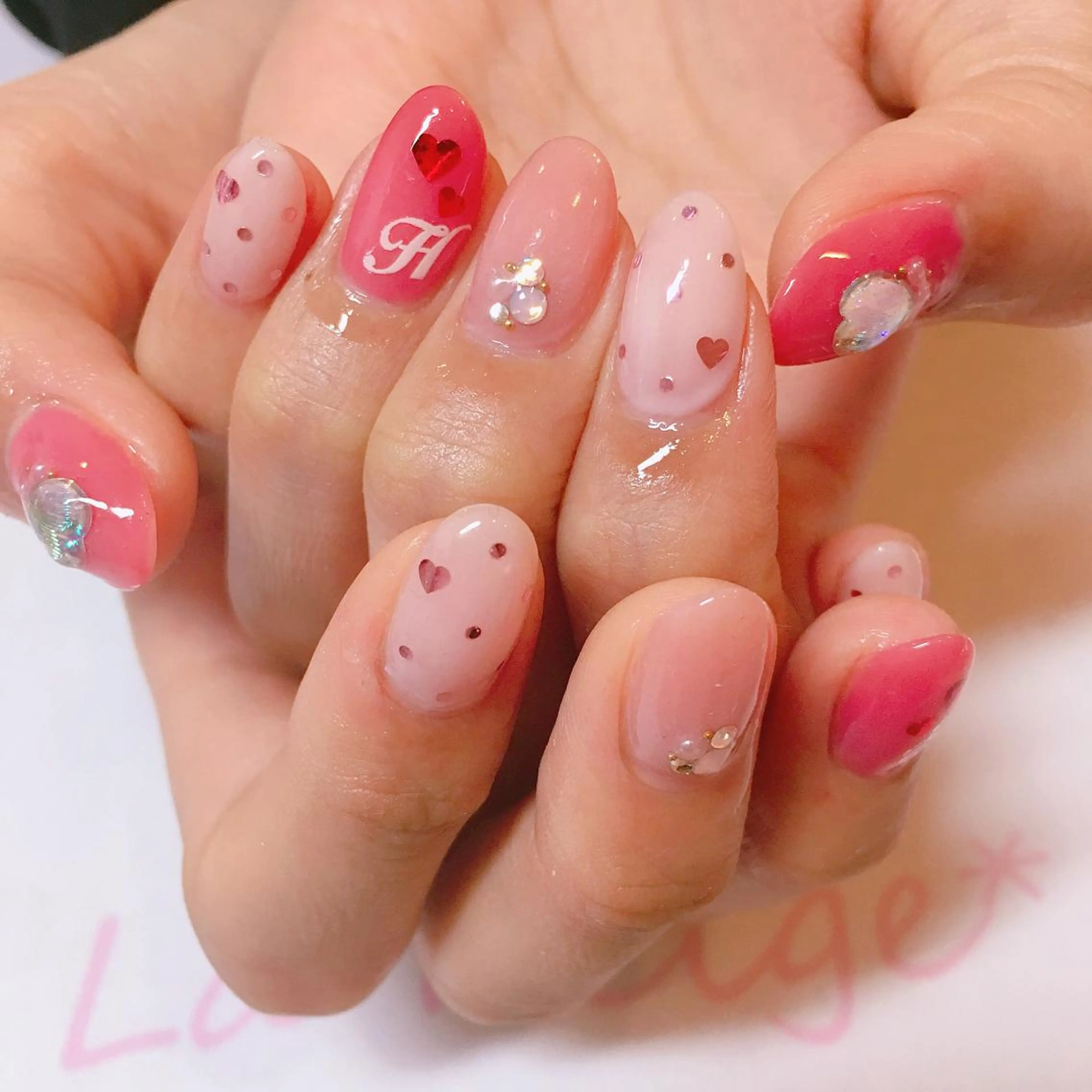 ネイル La neige* yuki 🥯🍑のネイルデザイン