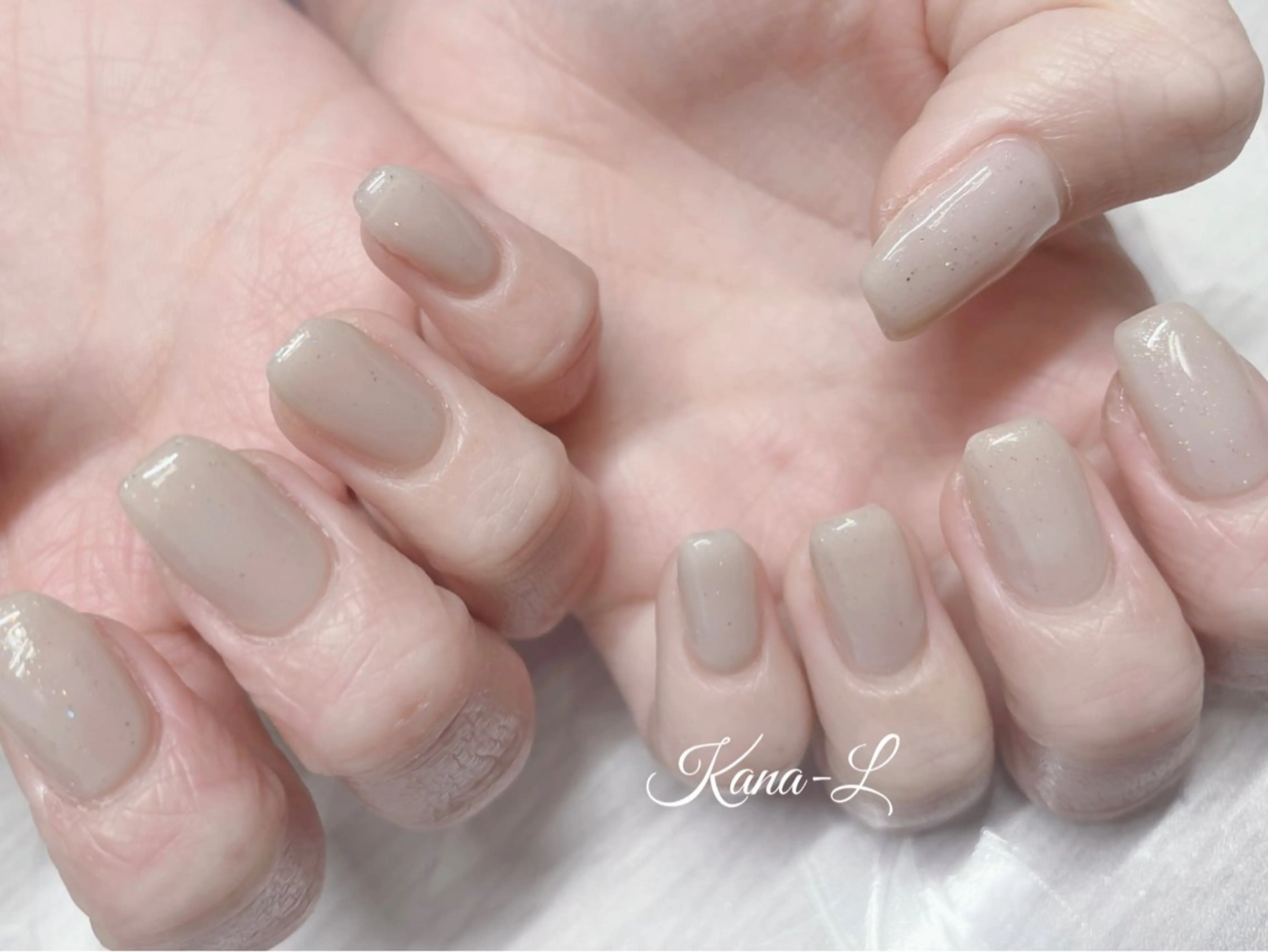 ネイル ジェルネイル 韓国ネイル オフィスネイル パラジェル ワンホンネイル 芦辺 香奈のネイルデザイン