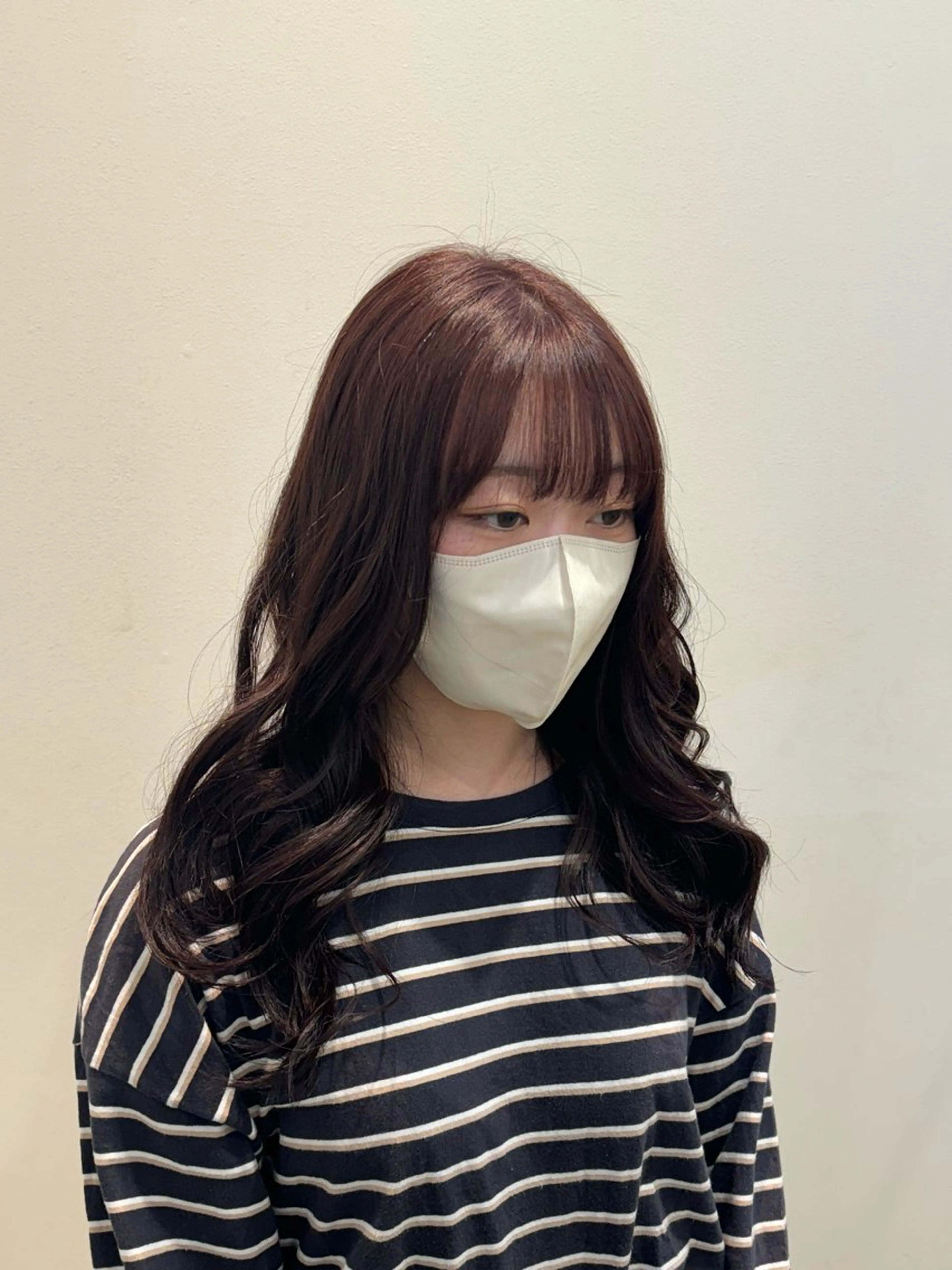 セミロング カラー ブリーチ ブリーチなしカラー mir所属・堀越 美羽のヘアスタイル