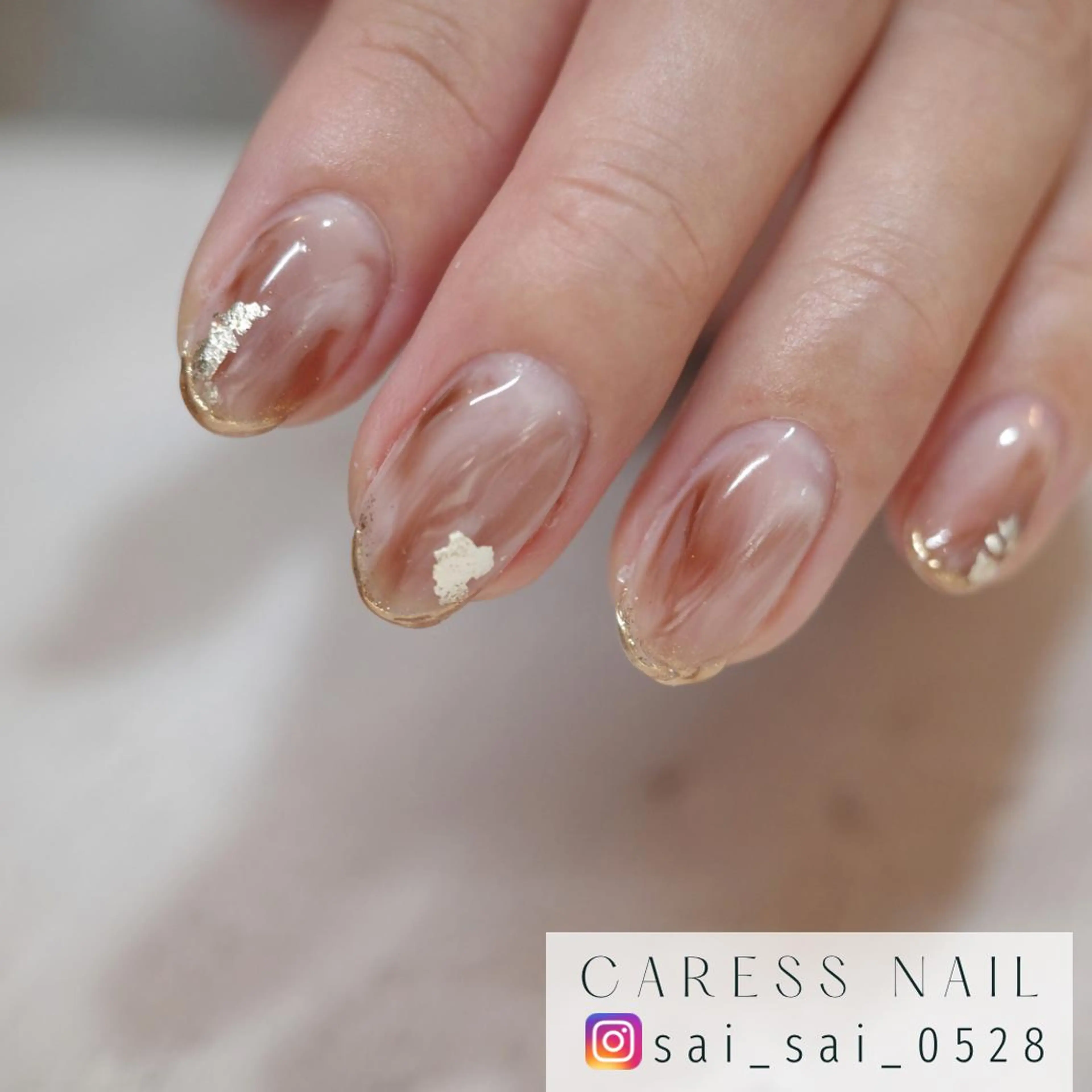 ネイル caress  nail カレスネイル　代々木上原所属・カレスネイル さいのネイルデザイン