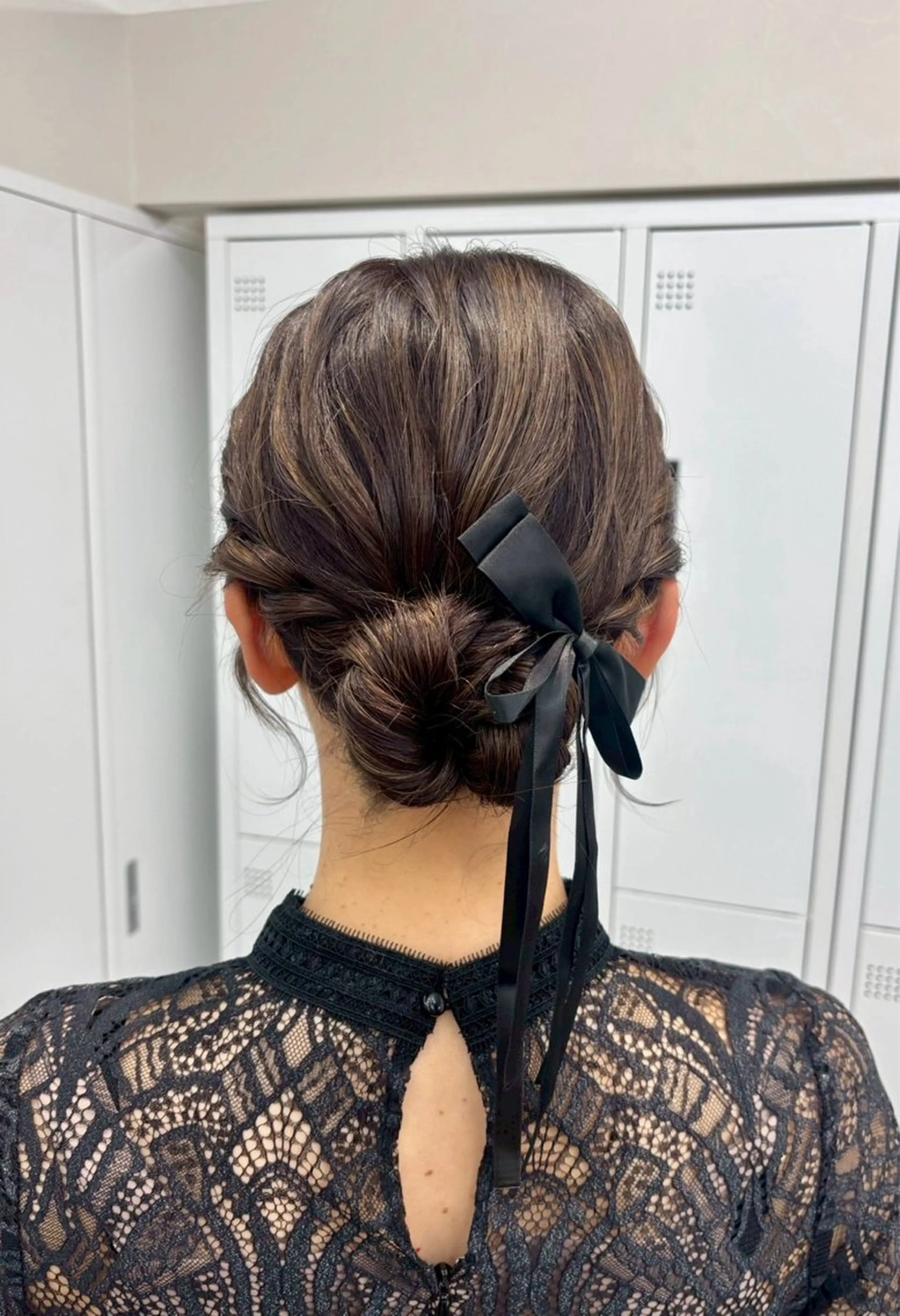 シニヨンヘアアレンジ🤍の写真