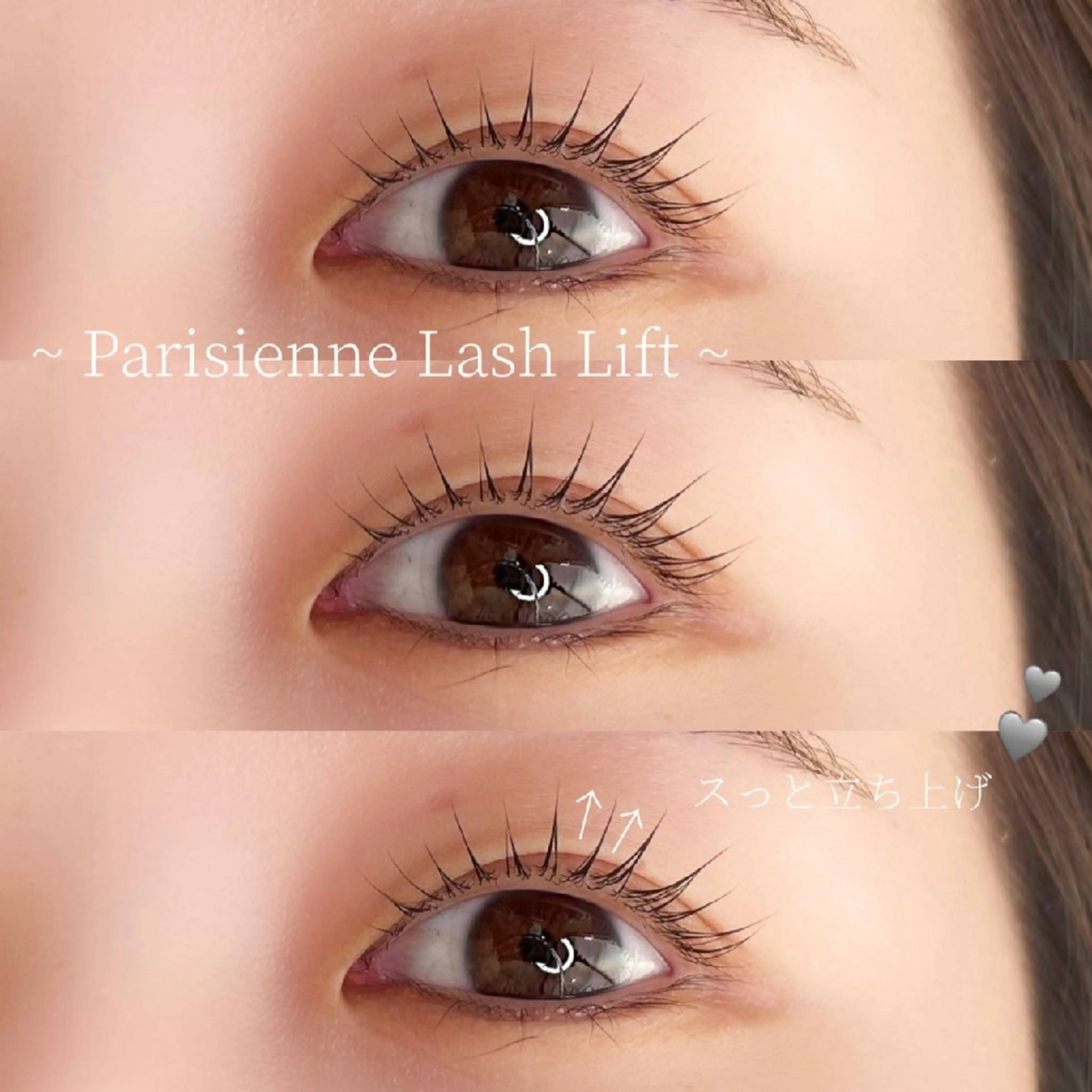 マツエク・マツパ パリジェンヌラッシュリフト マツパ ワイズビューティー 高槻eyelashのマツエク・マツパデザイン