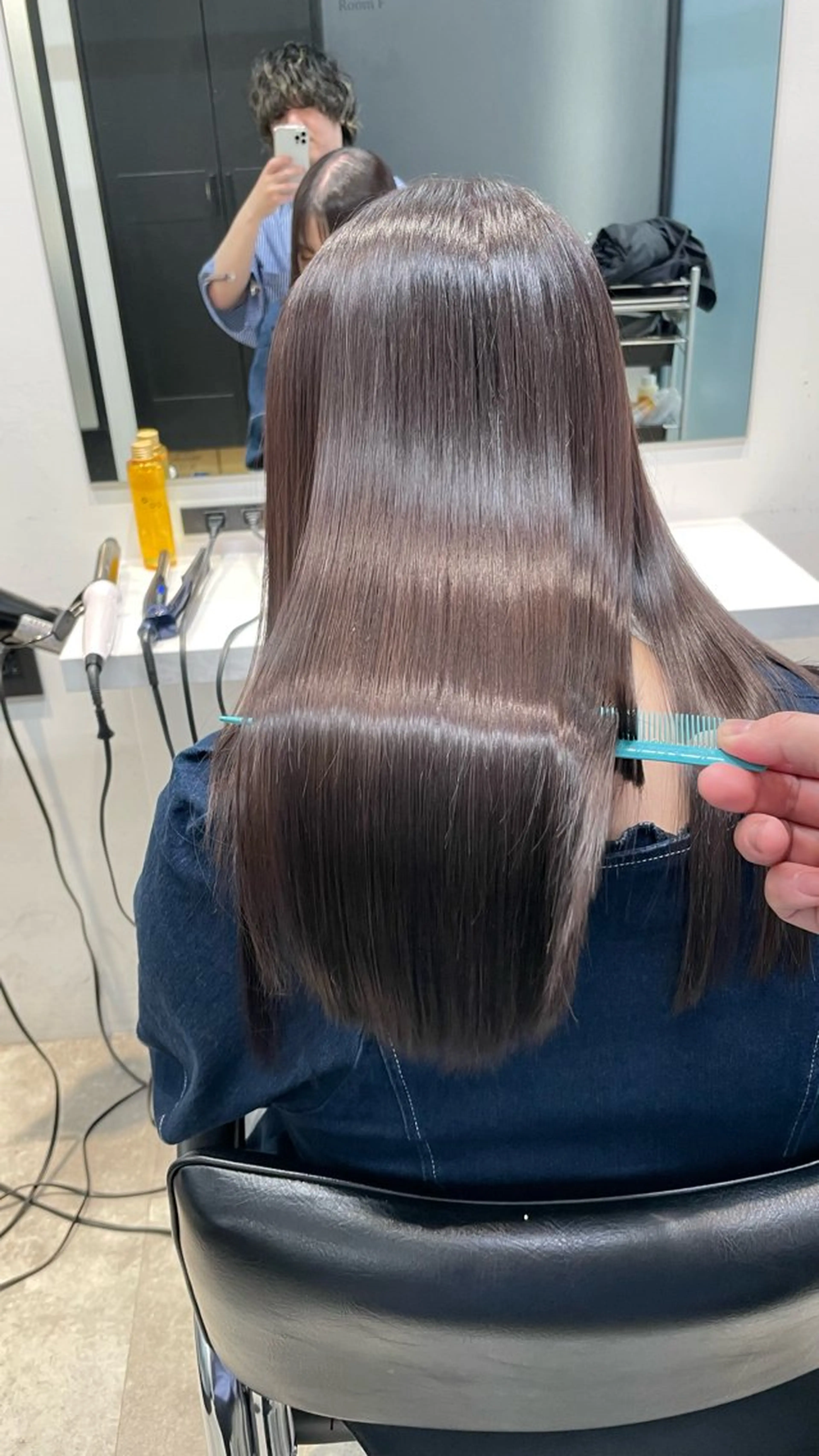 ミディアム 山口滉斗/美髪 縮毛矯正/髪質改善のヘアスタイル