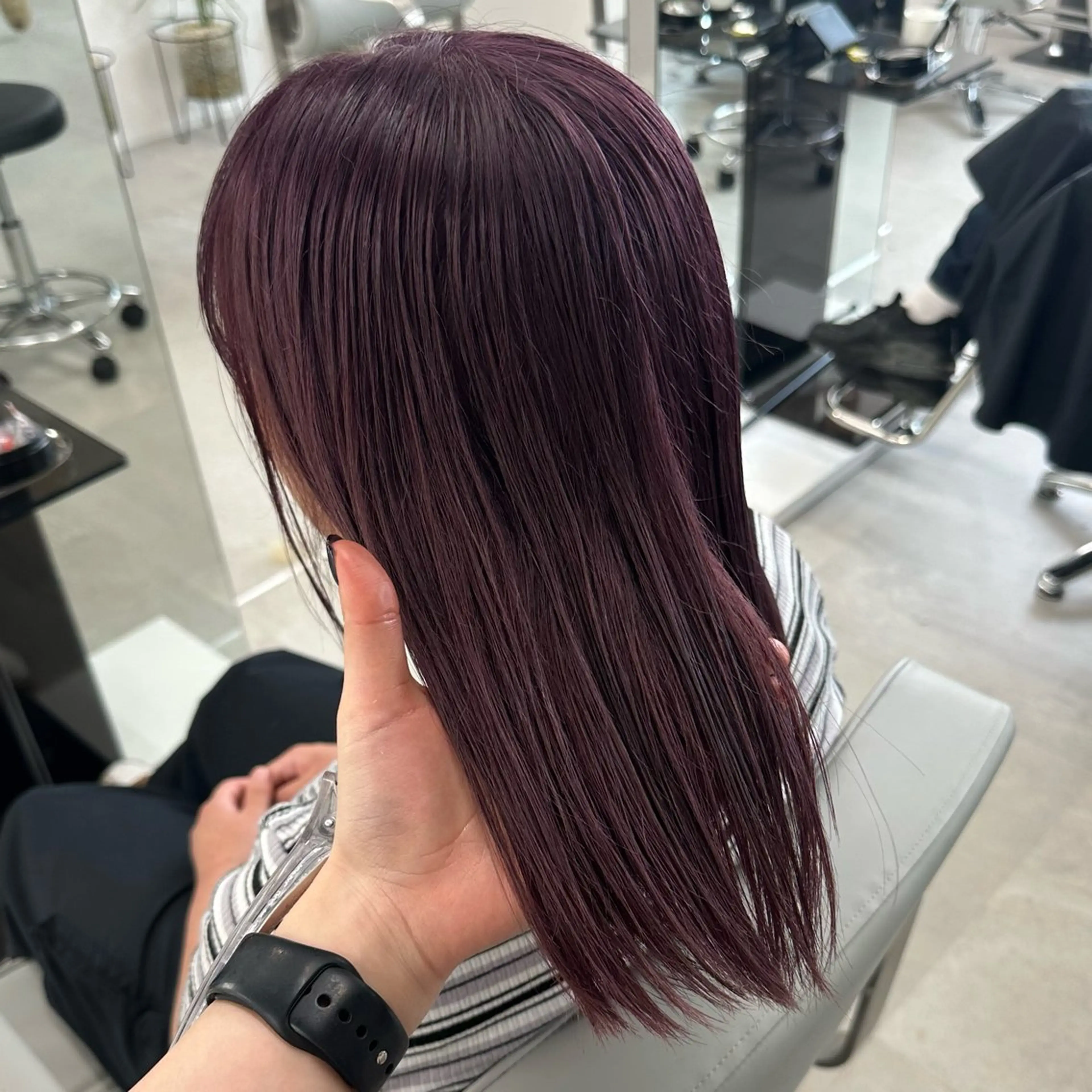 ミディアム ヘアカラー トリートメント REAL 心斎橋所属・ブリーチ/ベージュ /ピンク🦋ナツミのヘアスタイル