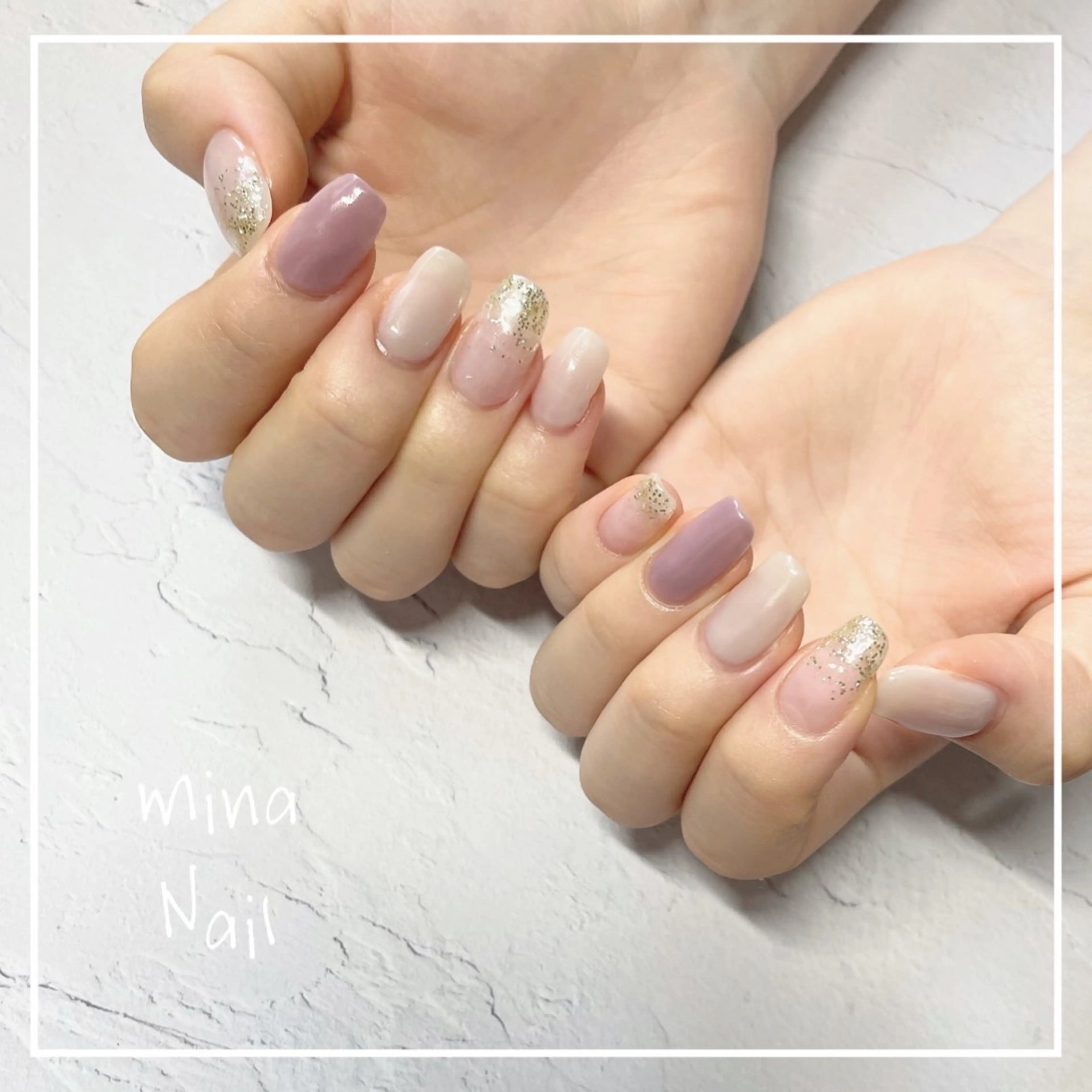ネイル ワンカラーネイル mina Nailのネイルデザイン