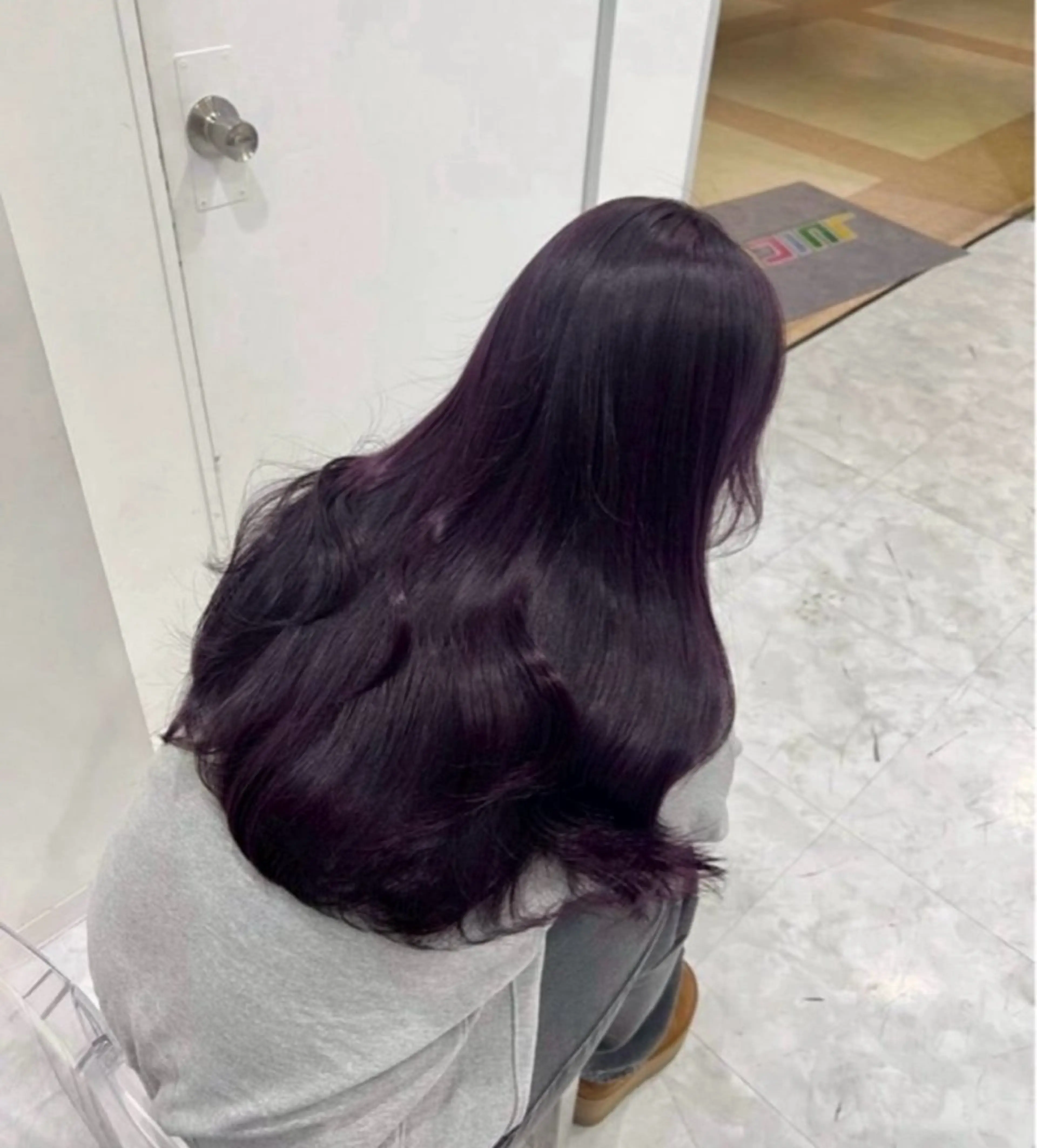 ロング ヘアカラー miku/ラベンダー 透明感カラー🪻❤︎のヘアスタイル