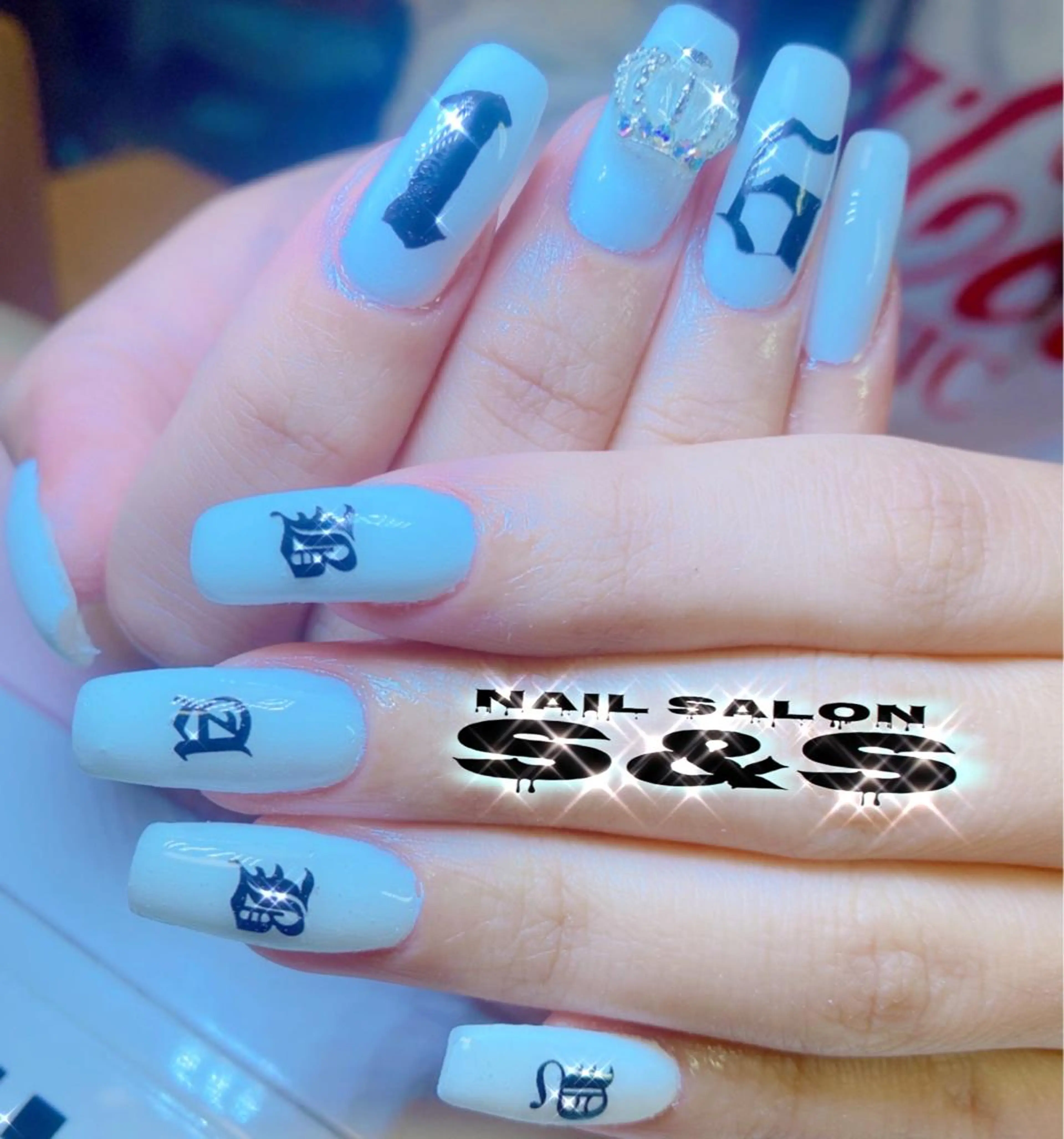 ネイル 長さ出し メンズネイル 持ち込み スカルプネイル S&S 村田小百合のネイルデザイン