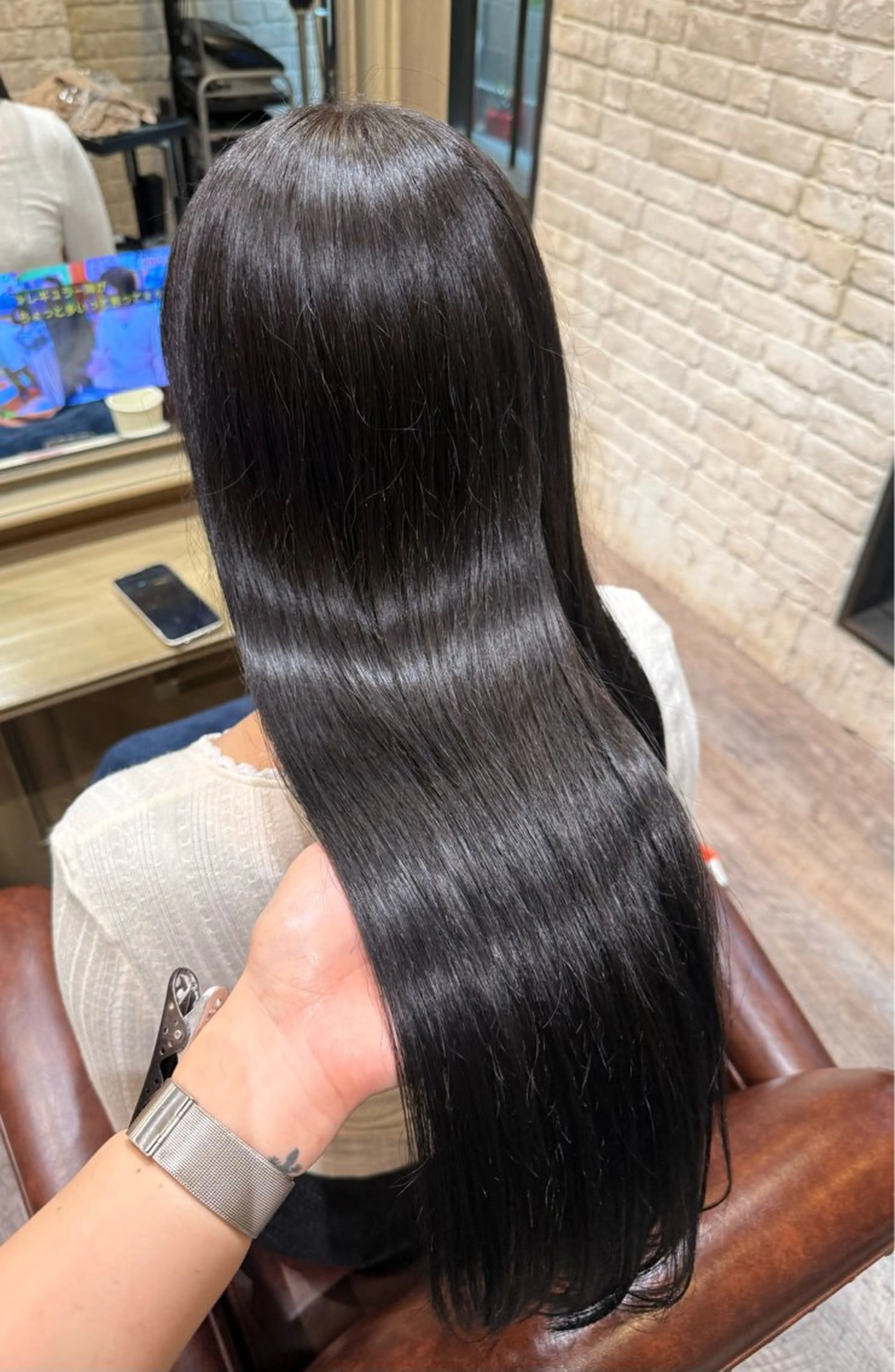 ロング パーマ 酸性ストレート ストレートパーマ 縮毛矯正 elto四条烏丸 // ア オ リのヘアスタイル