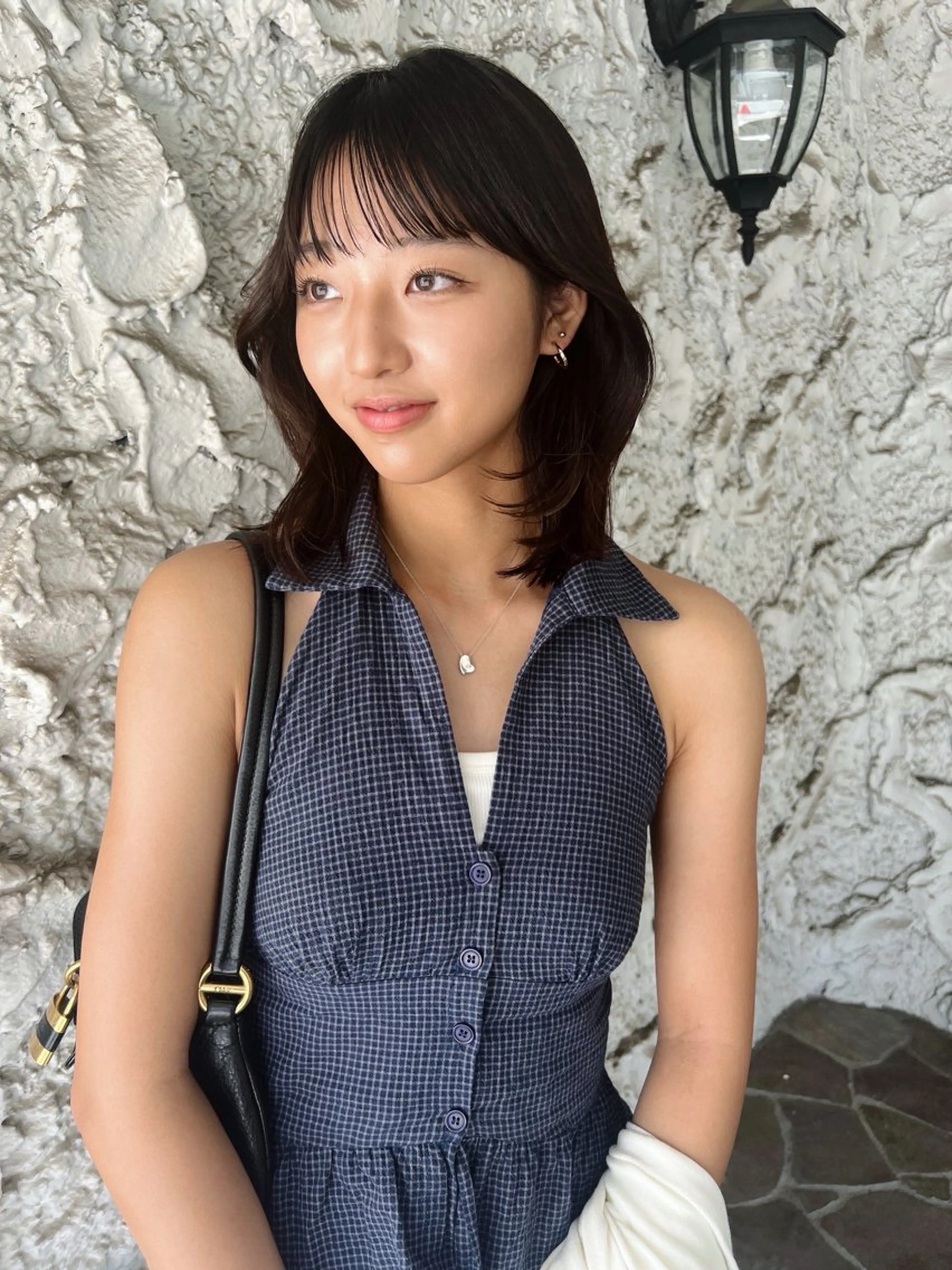 ミディアム カット ヘアカラー ボブ/透明感カラー Fukaのヘアスタイル