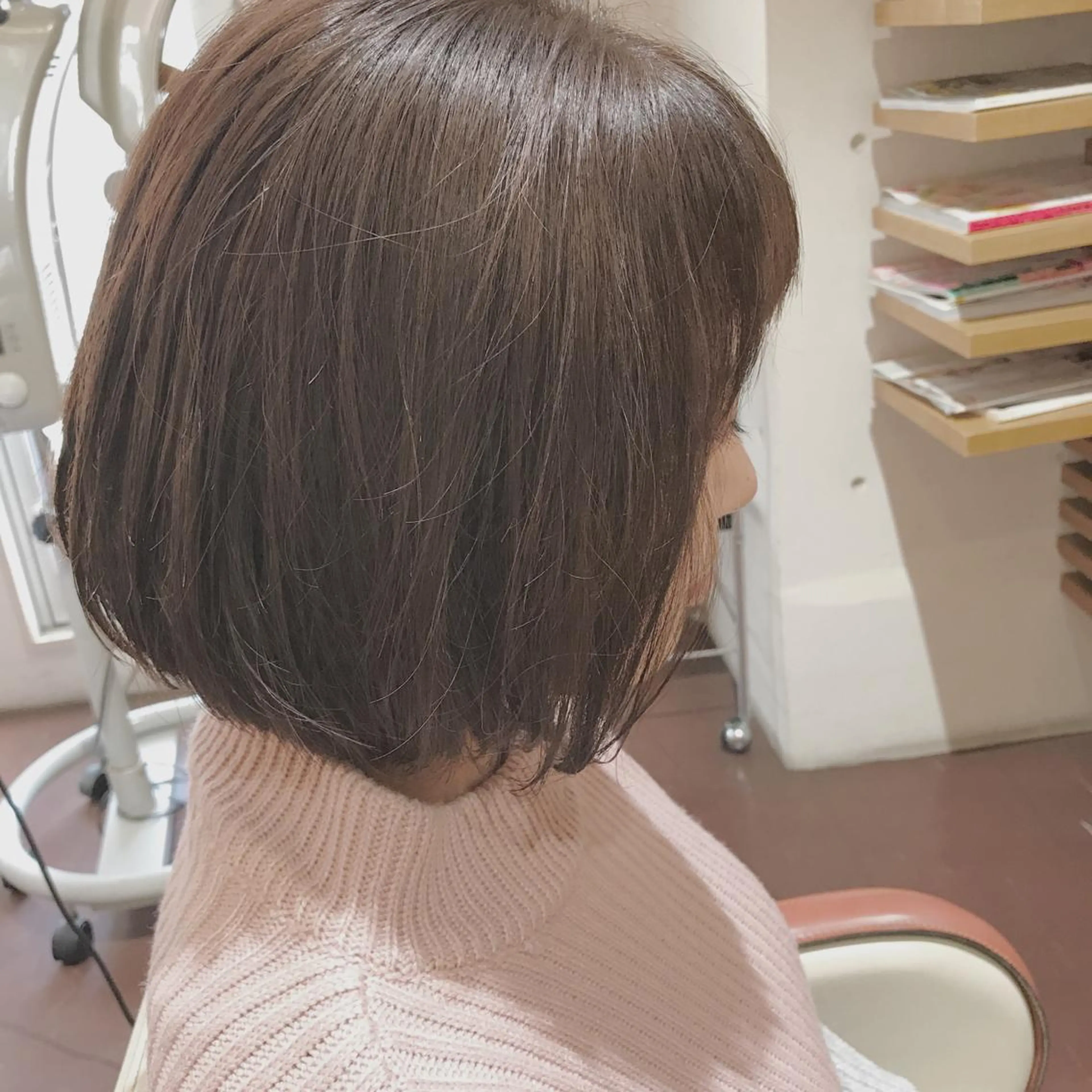 ショート カラー パーマ 坪内 麻里子のヘアスタイル