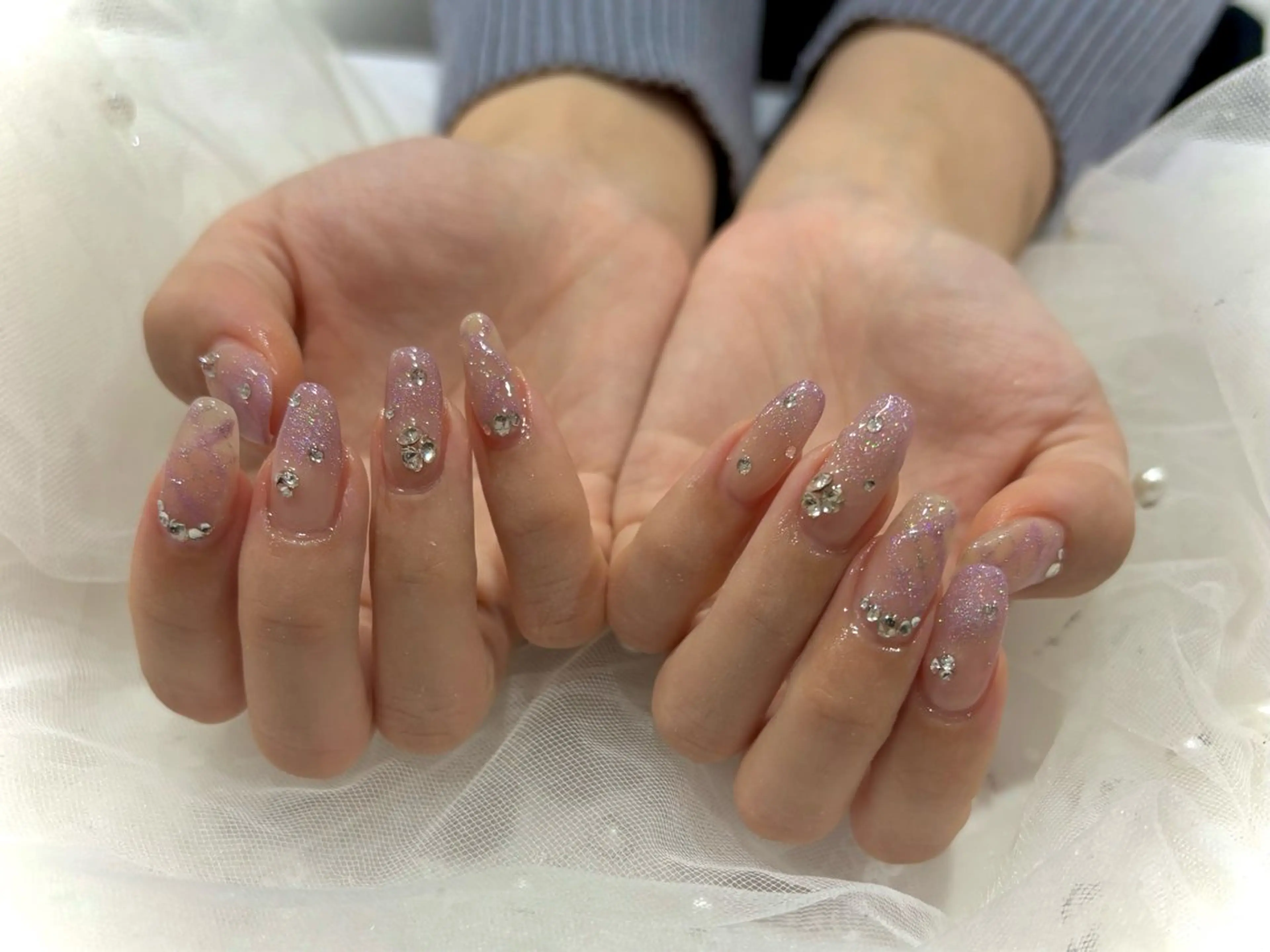 ネイル ピンク ハンドネイル Nail salon Cielel⟡Ayaのネイルデザイン