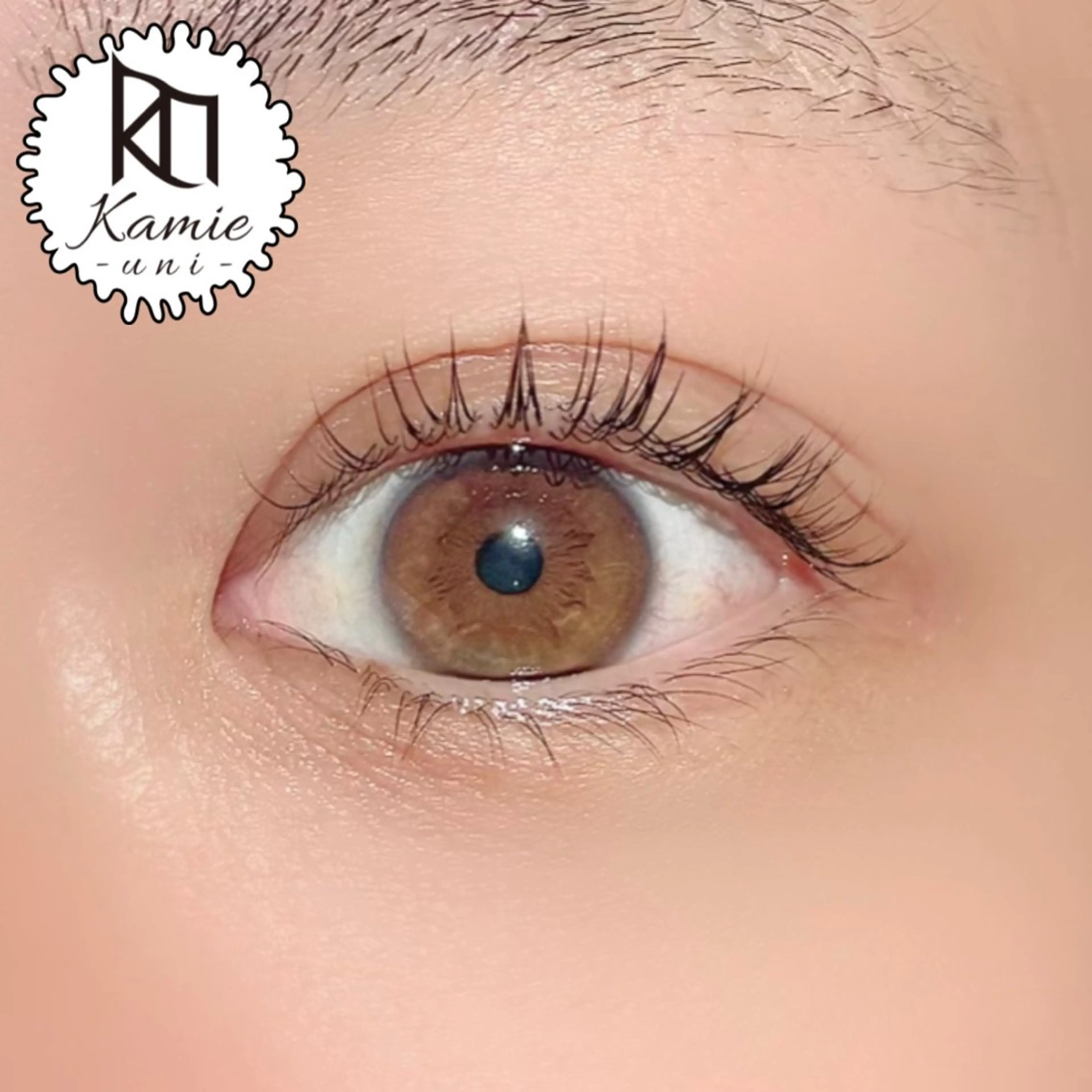 マツエク・マツパ ナチュラル 一重×まつ毛パーマ マツパ Kamie-uni wakoのマツエク・マツパデザイン