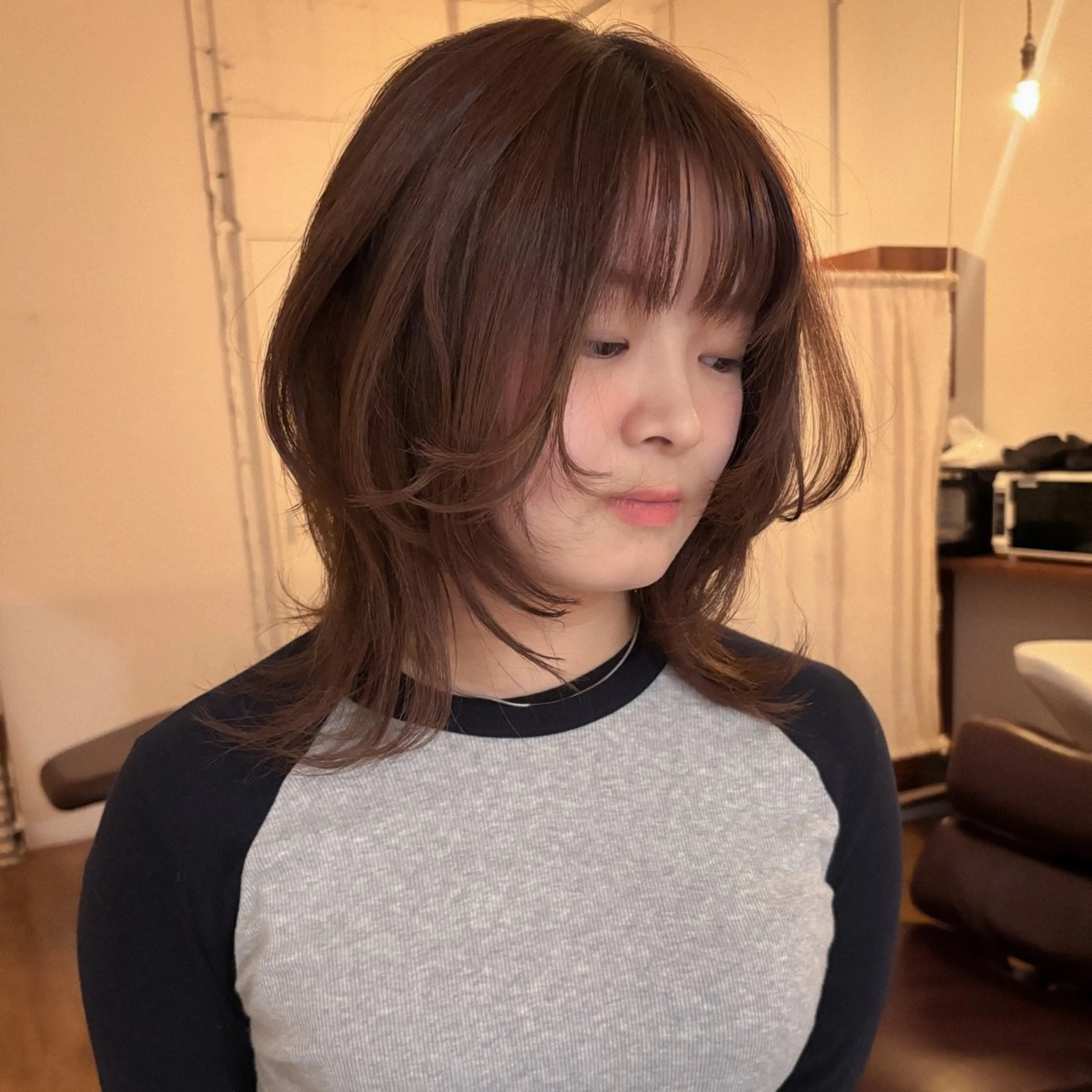 カラー 艶カラー🫧 猿渡 響のヘアスタイル