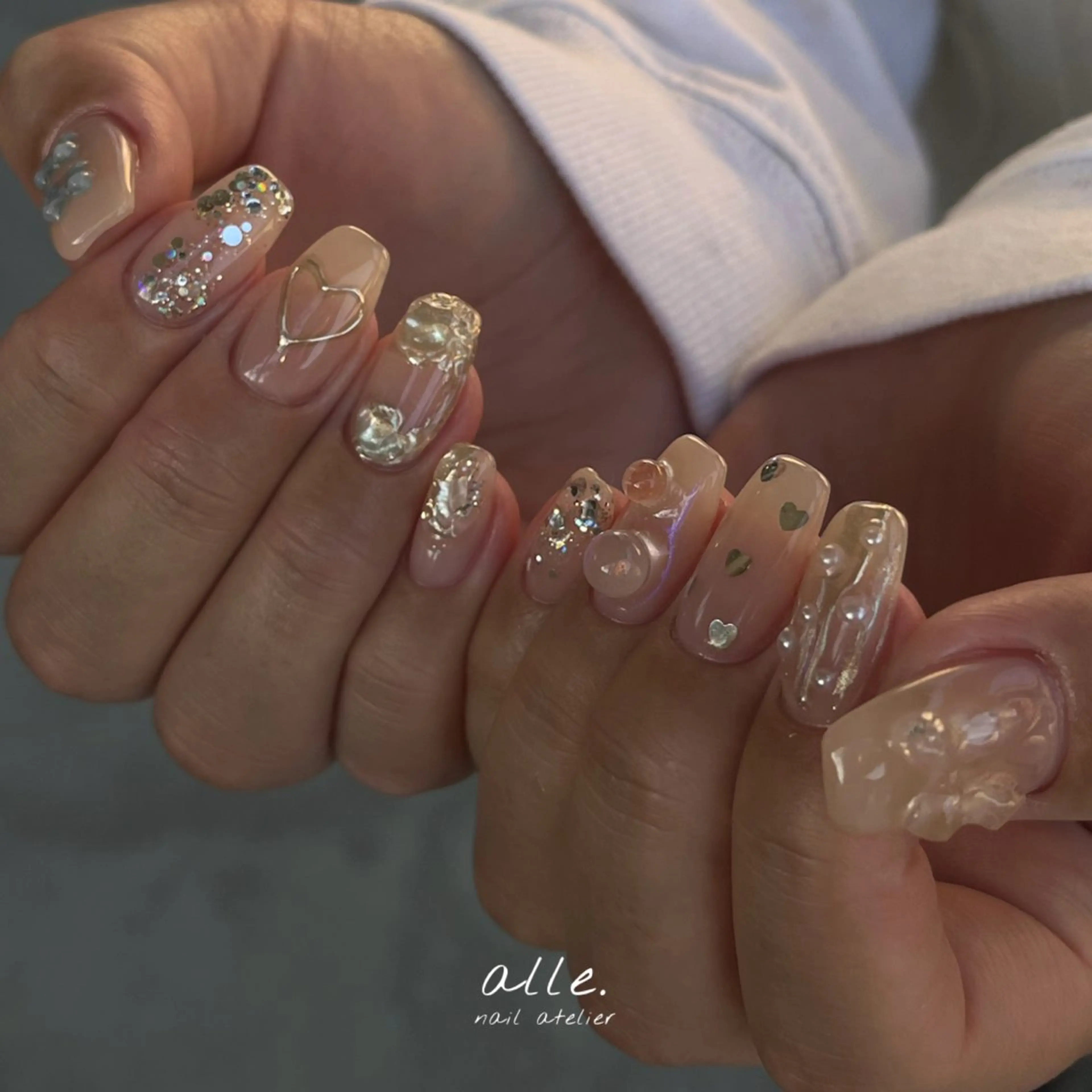 ネイル ハンドネイル atelier alle.のネイルデザイン