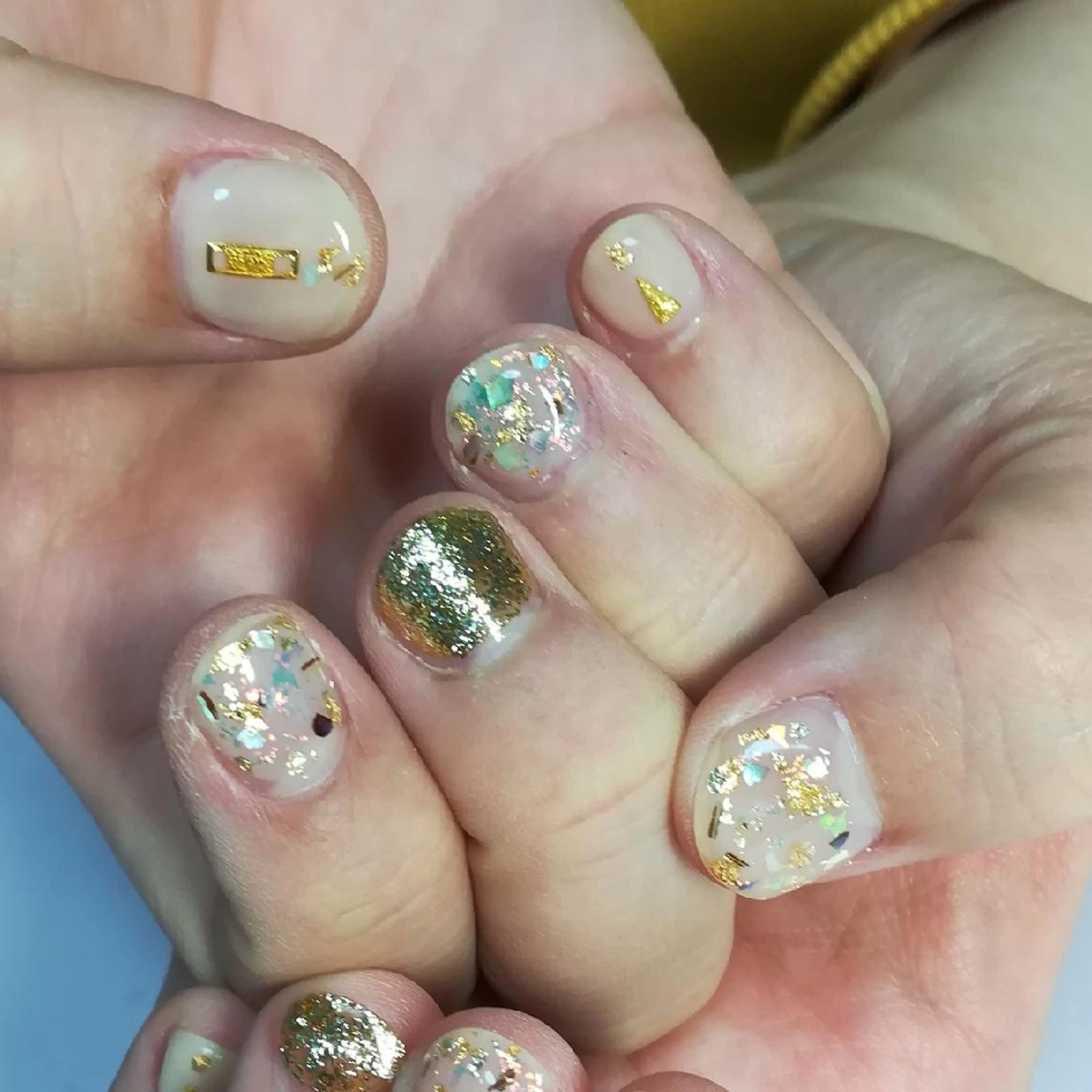 ネイル キラキラネイル ハンドネイル reve あやののネイルデザイン