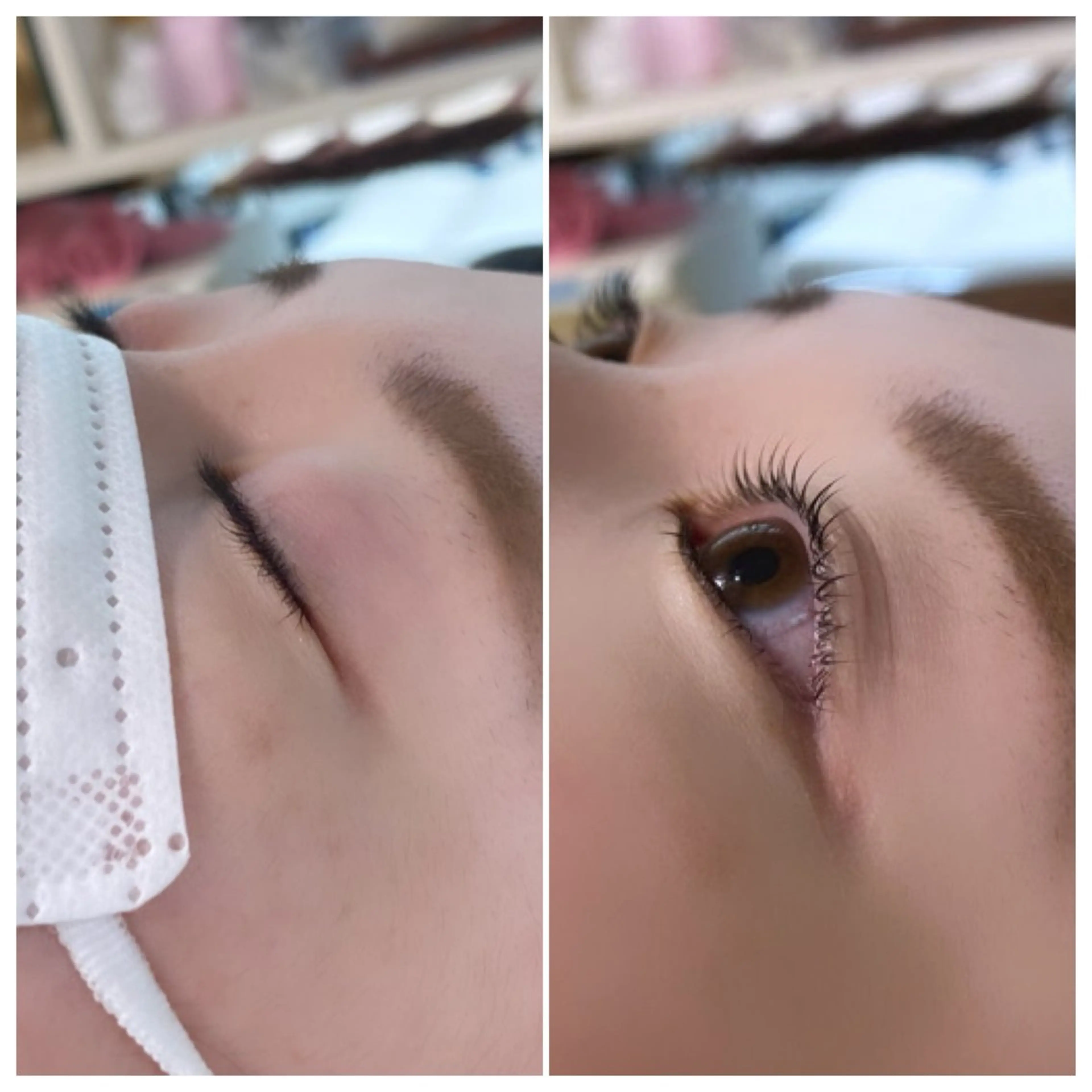 マツエク・マツパ Cカール 下まつげエクステ 一重×まつ毛パーマ I's hair NUBOU所属・小守林 蘭のヘアスタイル