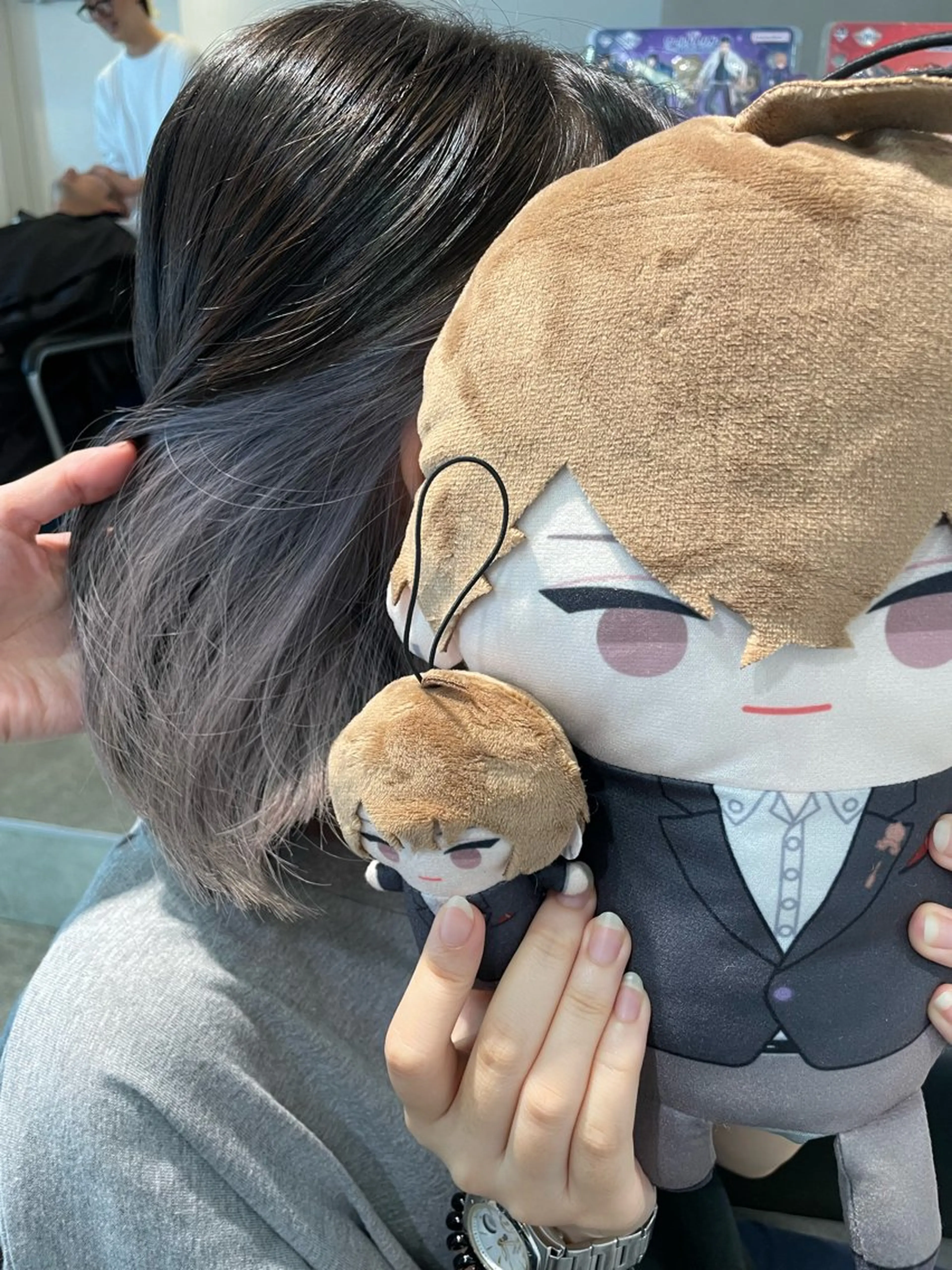 ミディアム カラー インナーカラー インナーカラー/推し ウルフ/アニメカラーのヘアスタイル