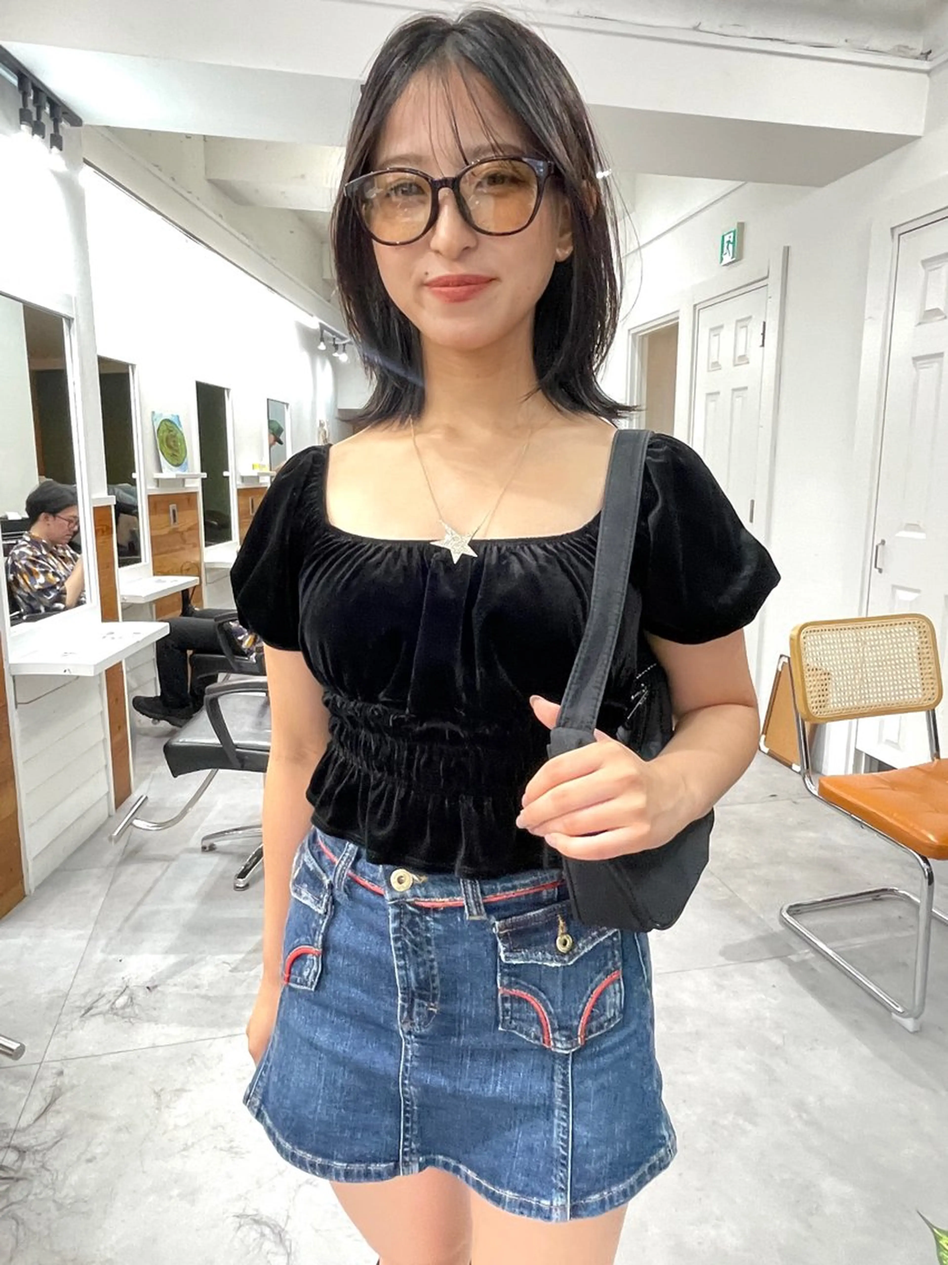 ミディアム カラー カット ヘアカラー トリートメント レイヤー／似合わせ TAKUYAのヘアスタイル