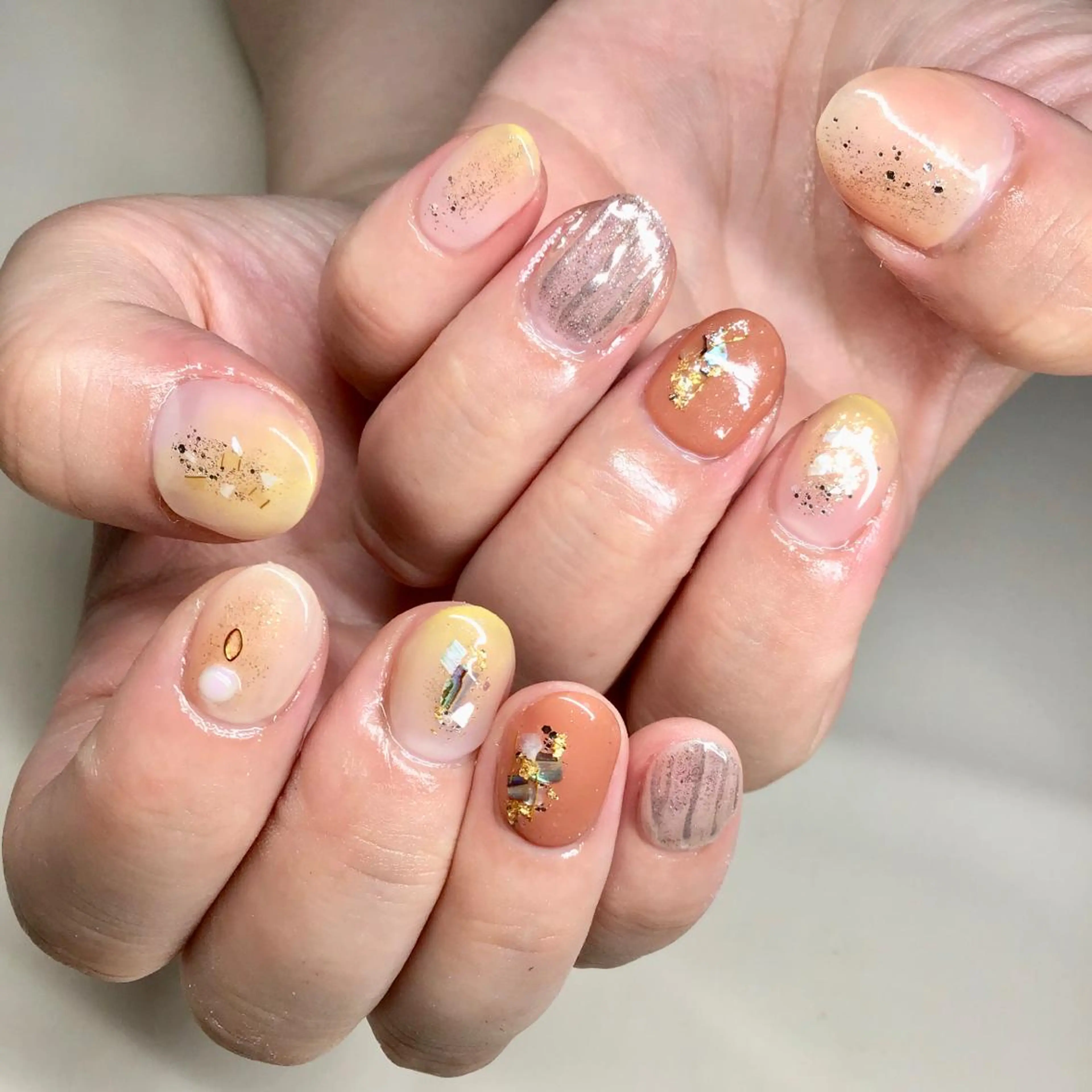 ロング ネイル マツエク・マツパ 福田 加奈のネイルデザイン