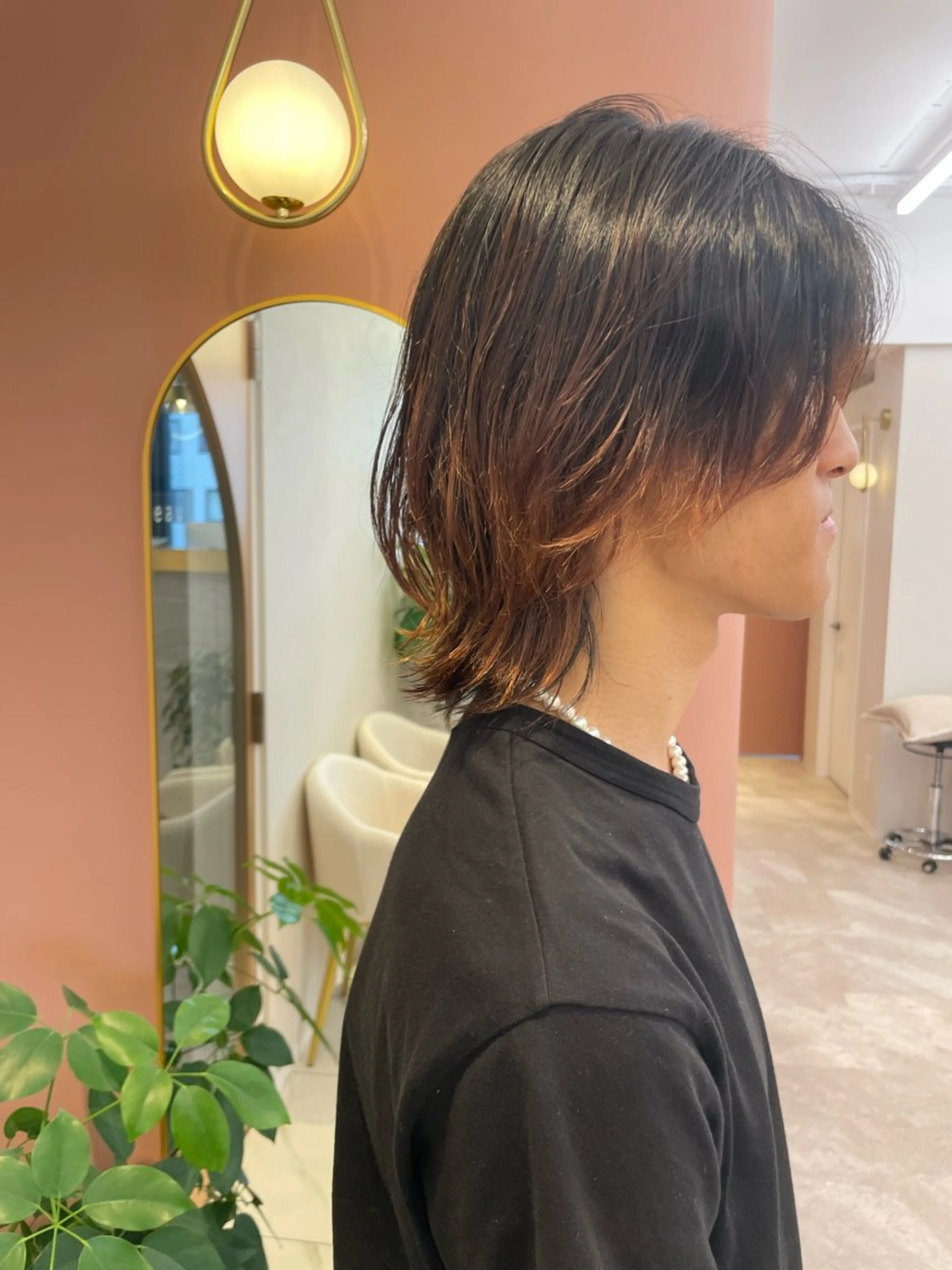 ミディアム メンズ ショート・ボブ 中村俊哉のヘアスタイル