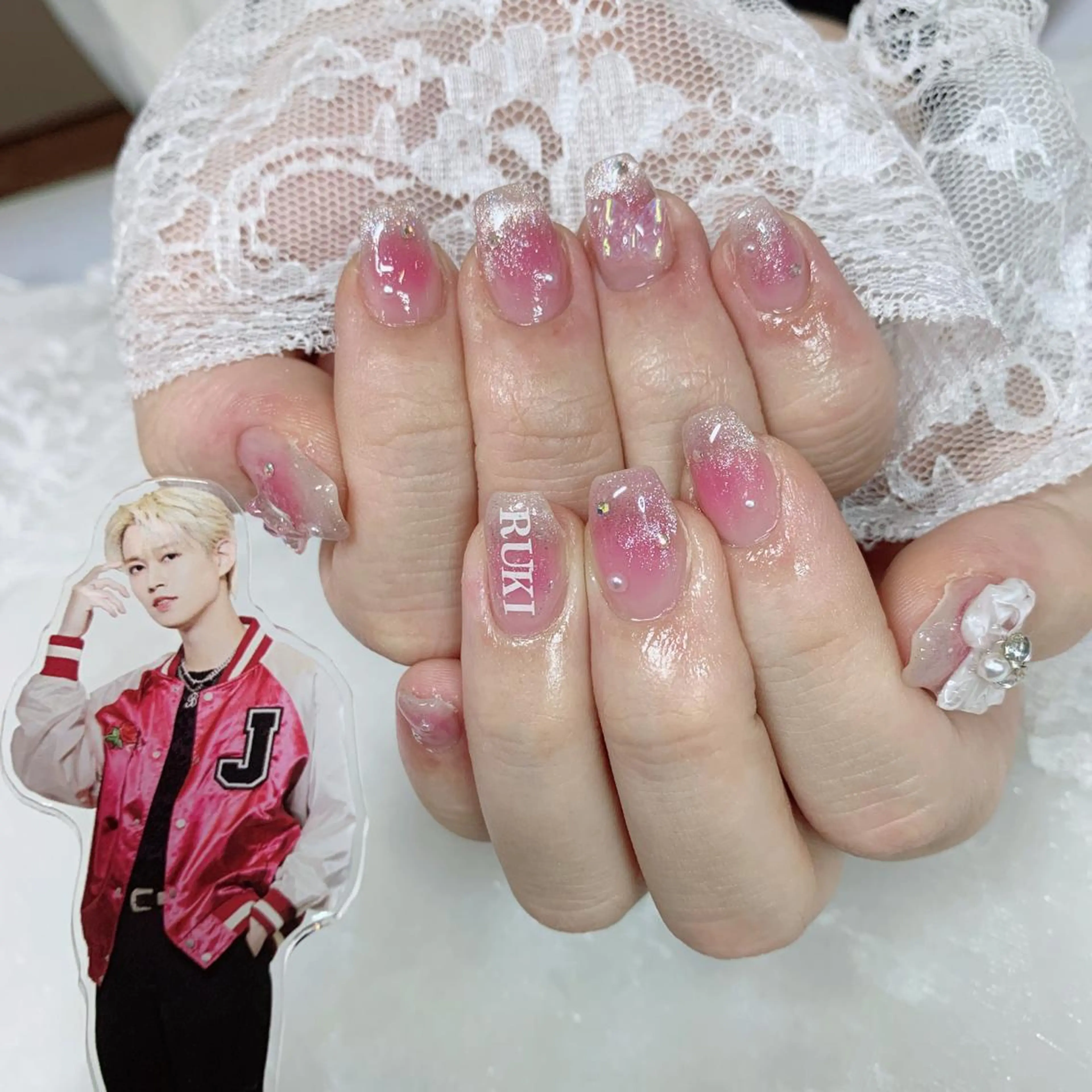 ネイル ハンドネイル La neige* yuki 🥯🍑のネイルデザイン