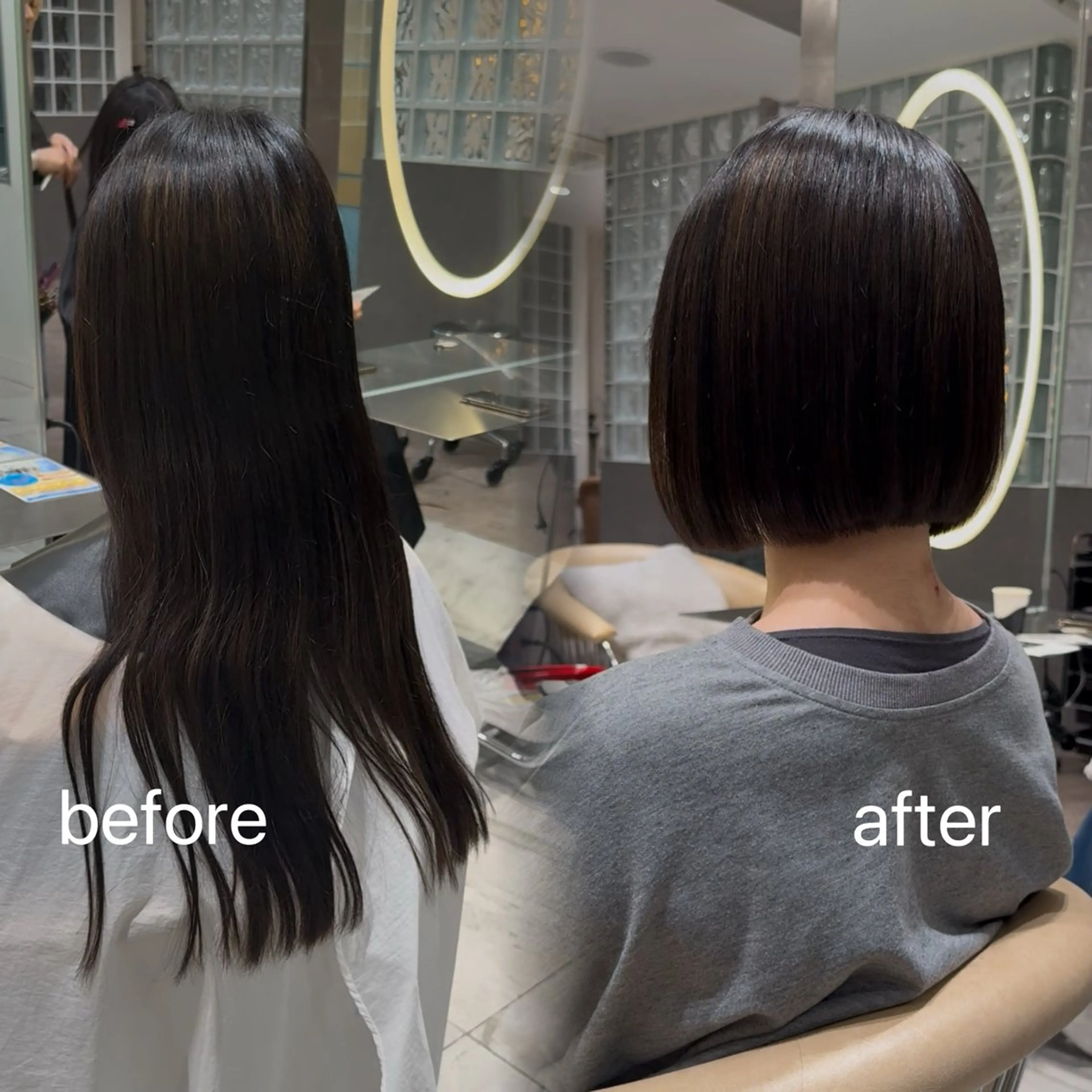 ショート カット ヘアカラー トリートメント 大人ボブ/透明感 カラー/松原和志のヘアスタイル