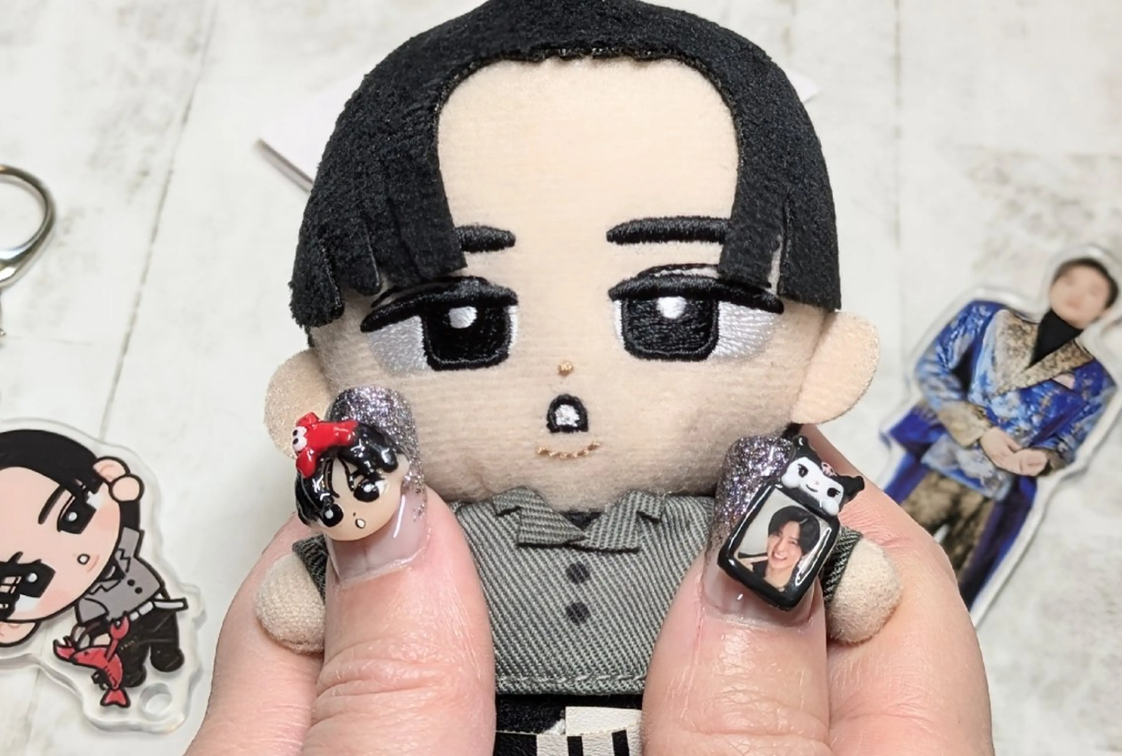 ネイル La Belle Vie所属・imaichise 🧡💜推しネイルのネイルデザイン