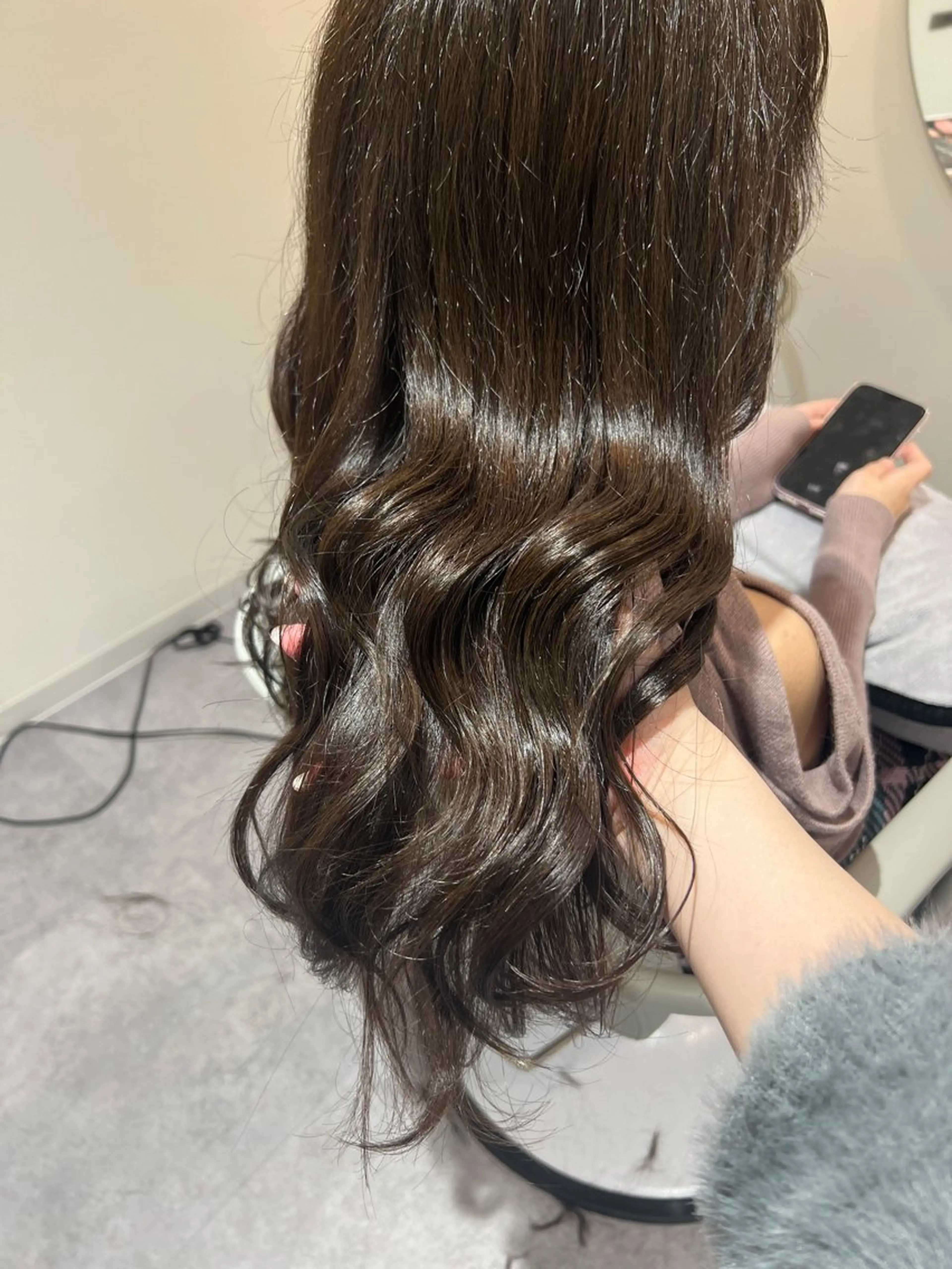 ロング ヘアカラー トリートメント 美髪✨艶髪✨髪質改善 カラー特化🌙鈴屋和のヘアスタイル