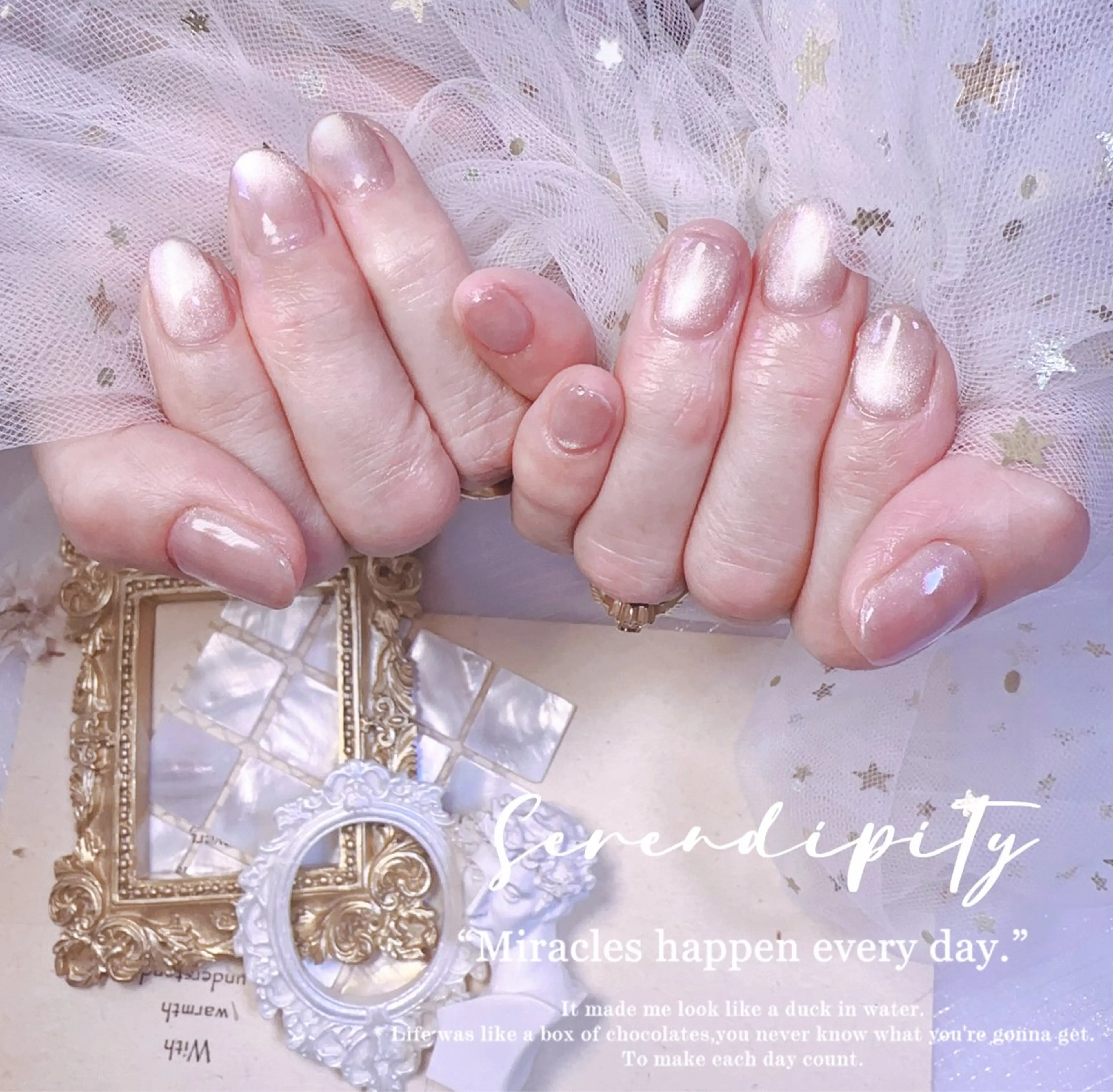 ネイル マグネットネイル 美人計ネイルサロン所属・中山 美月のネイルデザイン