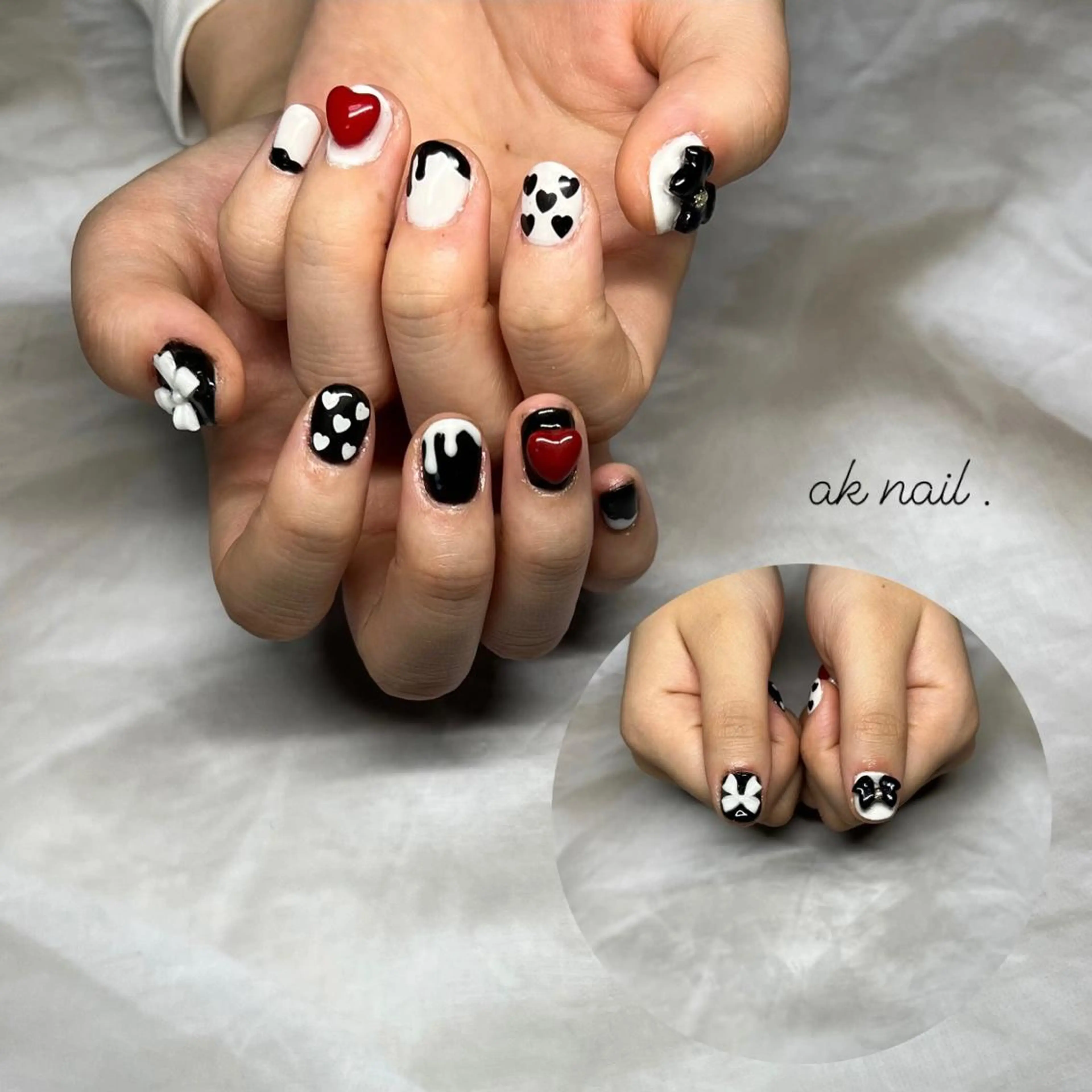 ネイル ハンドネイル ak nail .のネイルデザイン