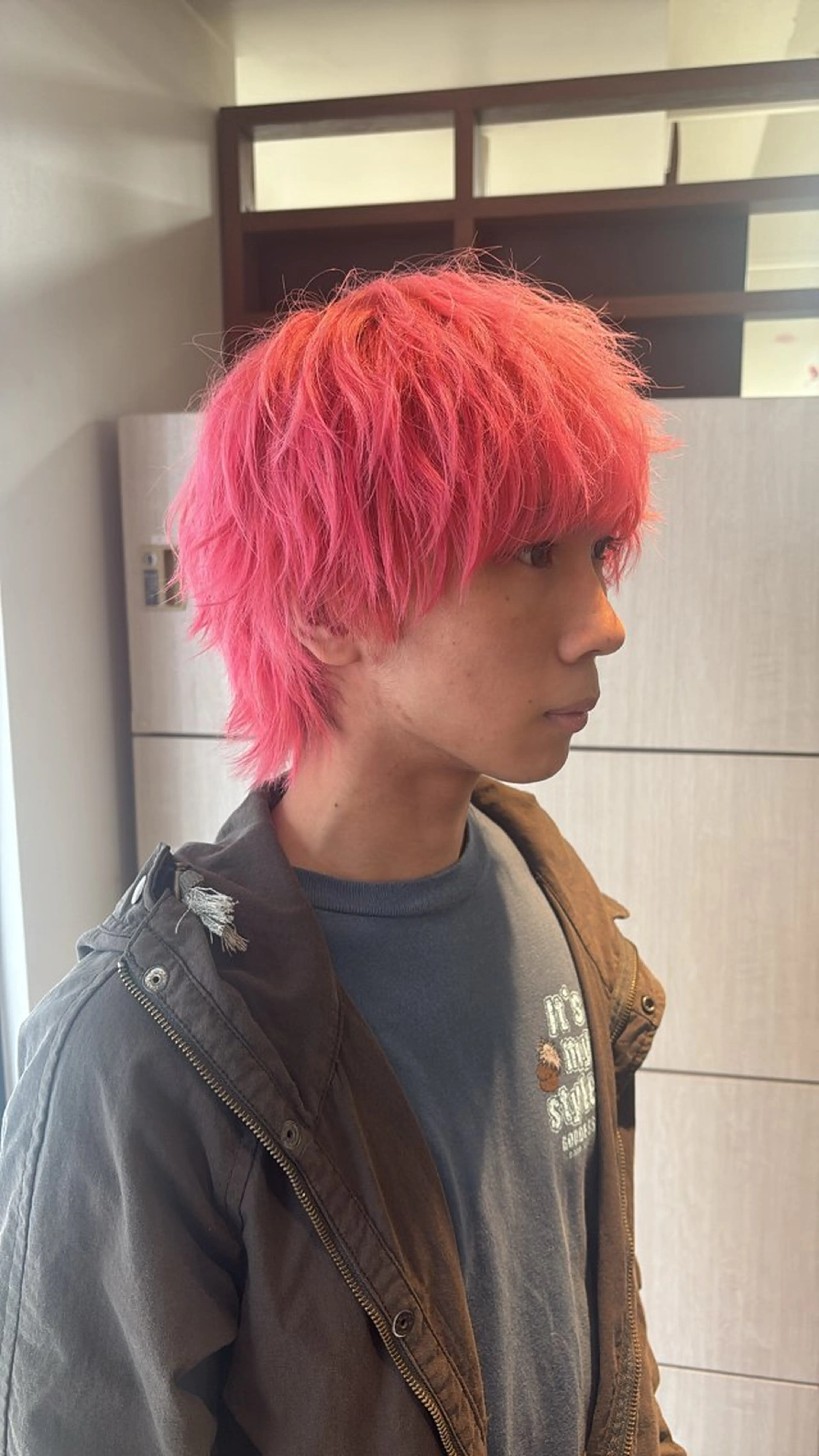 メンズ メンズウルフカット ウルフカット カット 熊田 秀佳のヘアスタイル