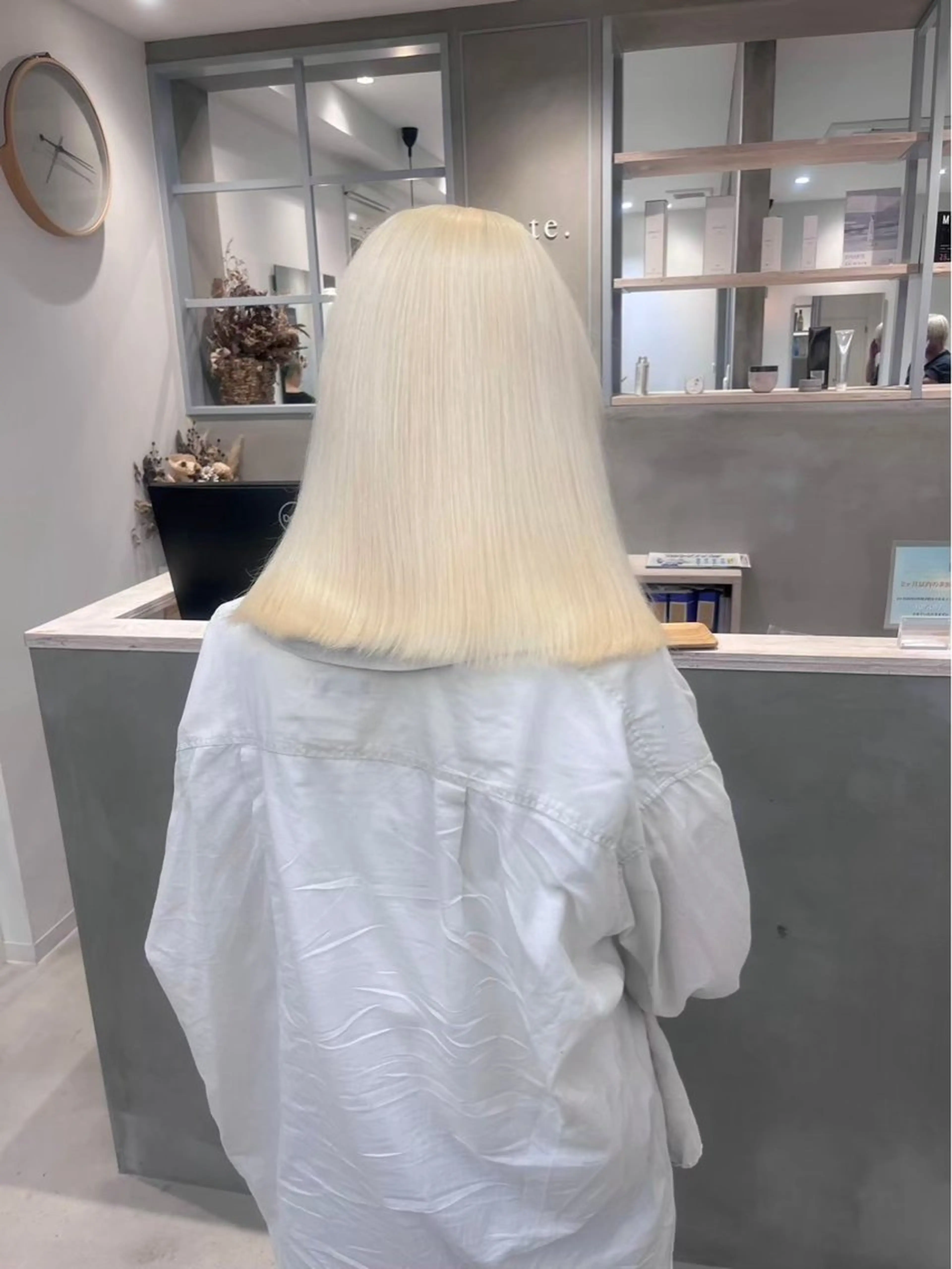 ミディアム カラー デザインカラー /rioのヘアスタイル