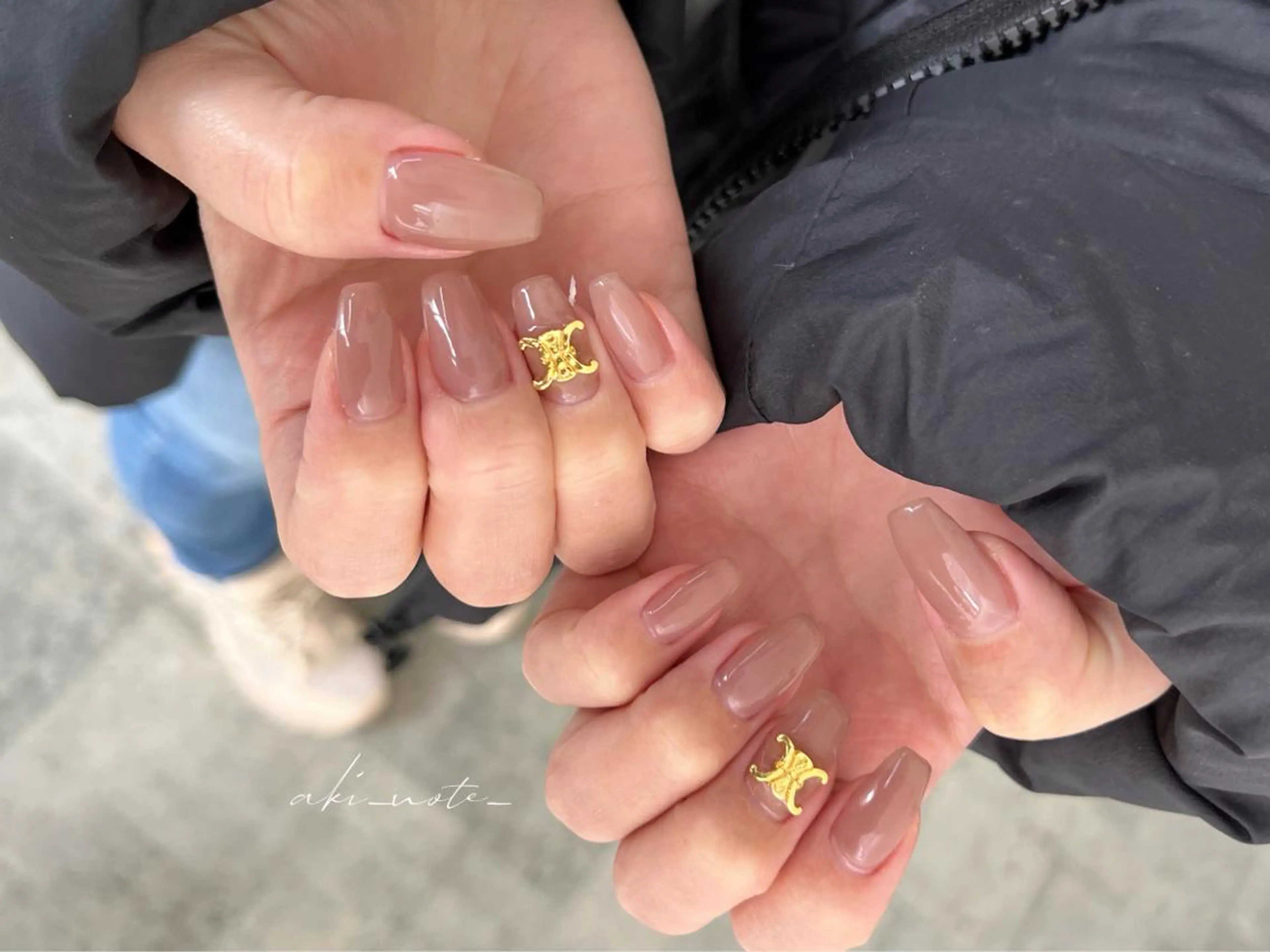 ネイル ワンカラーネイル ハンドネイル フットネイル GRANDE大須 栄/店長 aki🌙のネイルデザイン