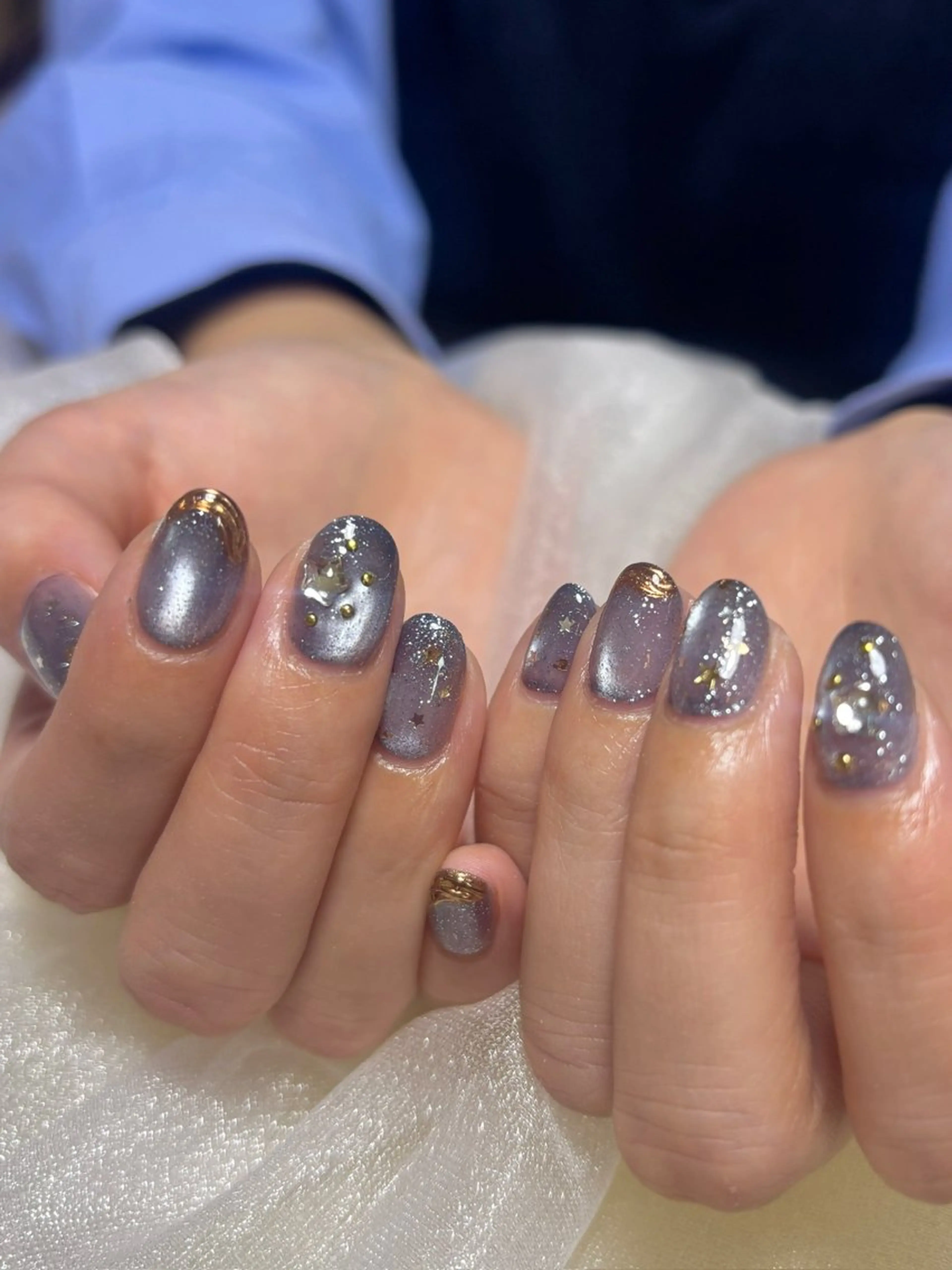 ショート ハンドネイル mer natsumiのネイルデザイン