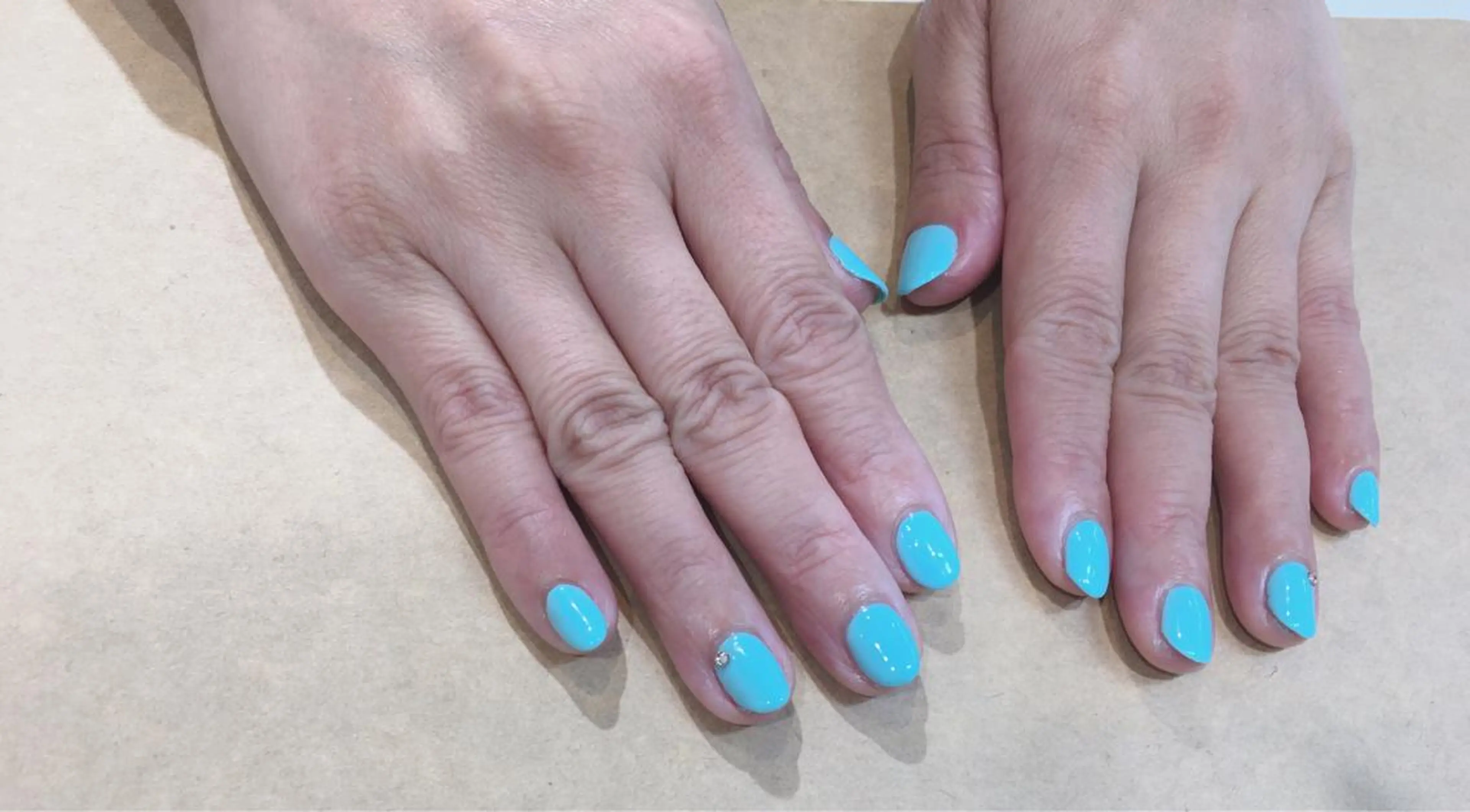 ネイル ブルー パステルネイル JurerEye☆ Marikoのネイルデザイン