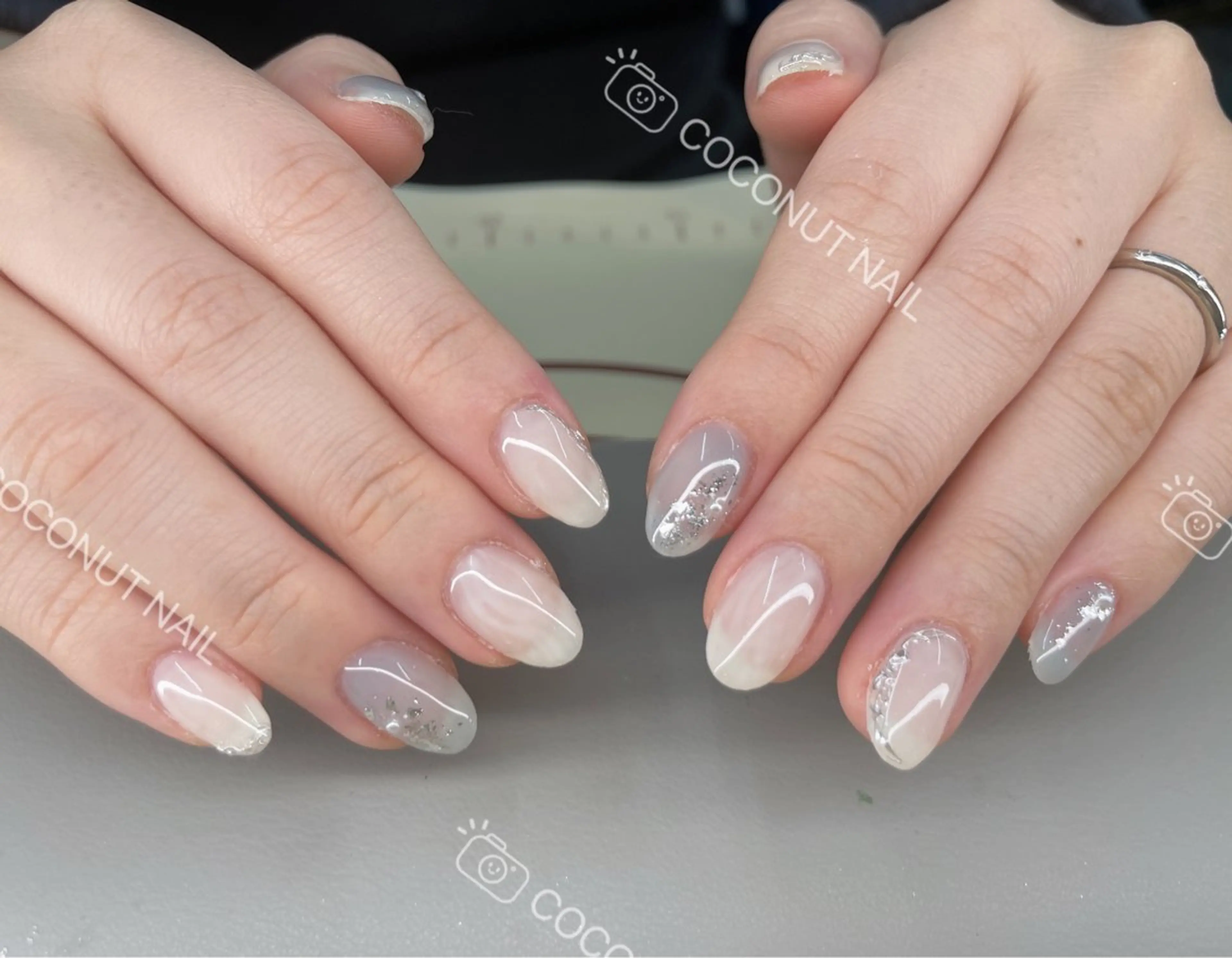 ネイル ハンドネイル 神田 ココナッツのネイルデザイン