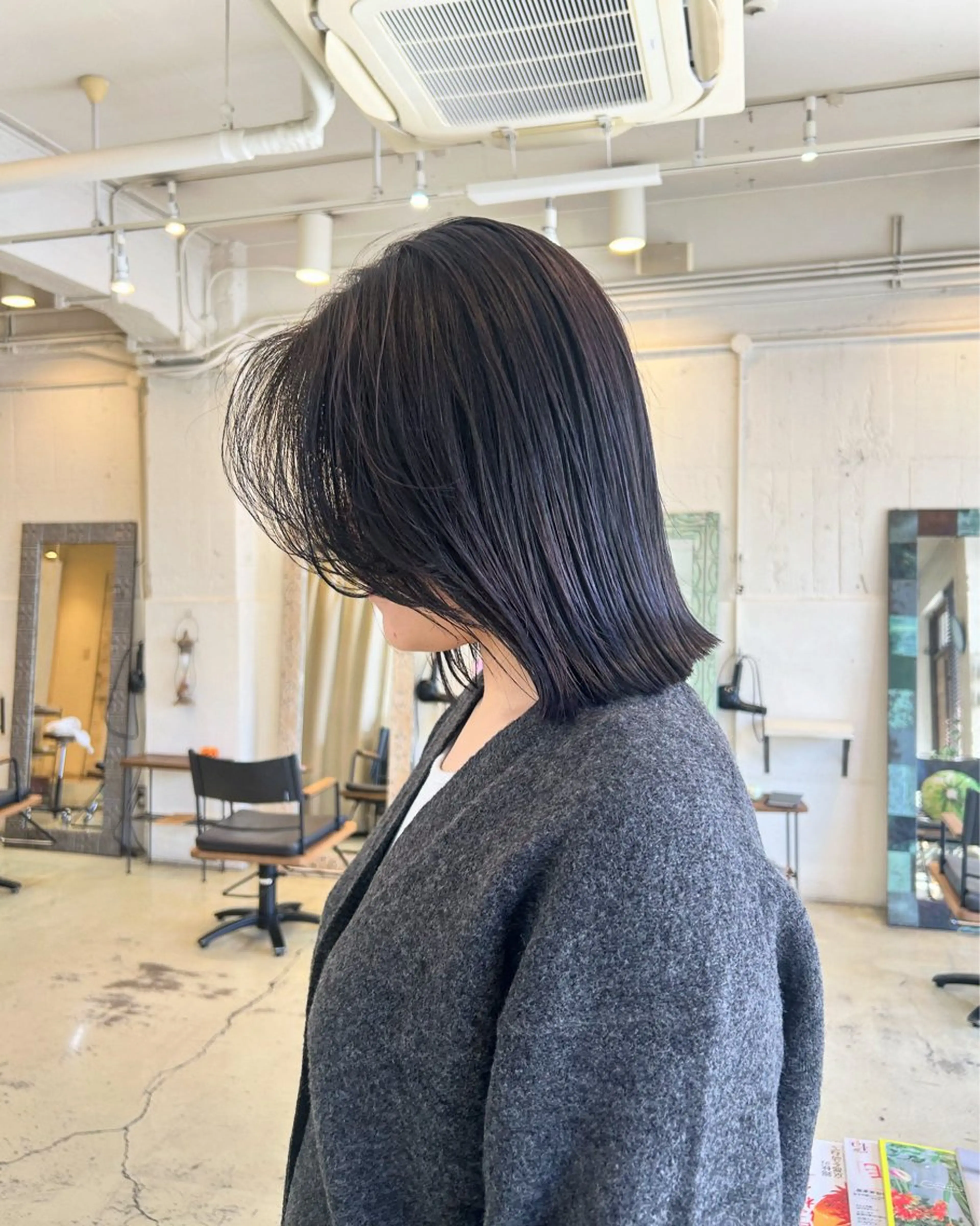 7月の当日限定メニュー⭐️・胸下ロングの方はお断りしています。似合わせカット+カラー+トリートメントの写真