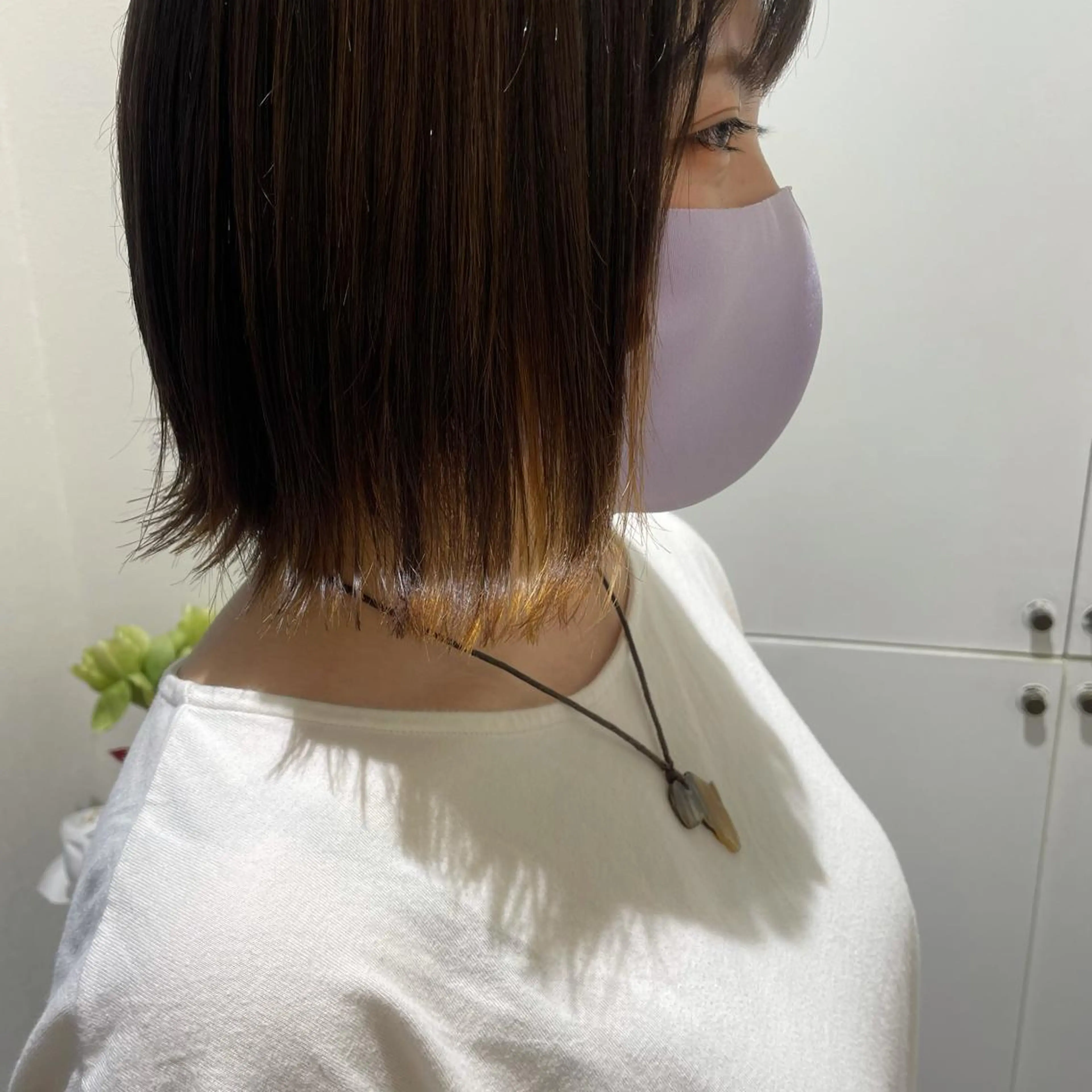 ショート 切りっぱなしボブ ボブ キクチ リオのヘアスタイル