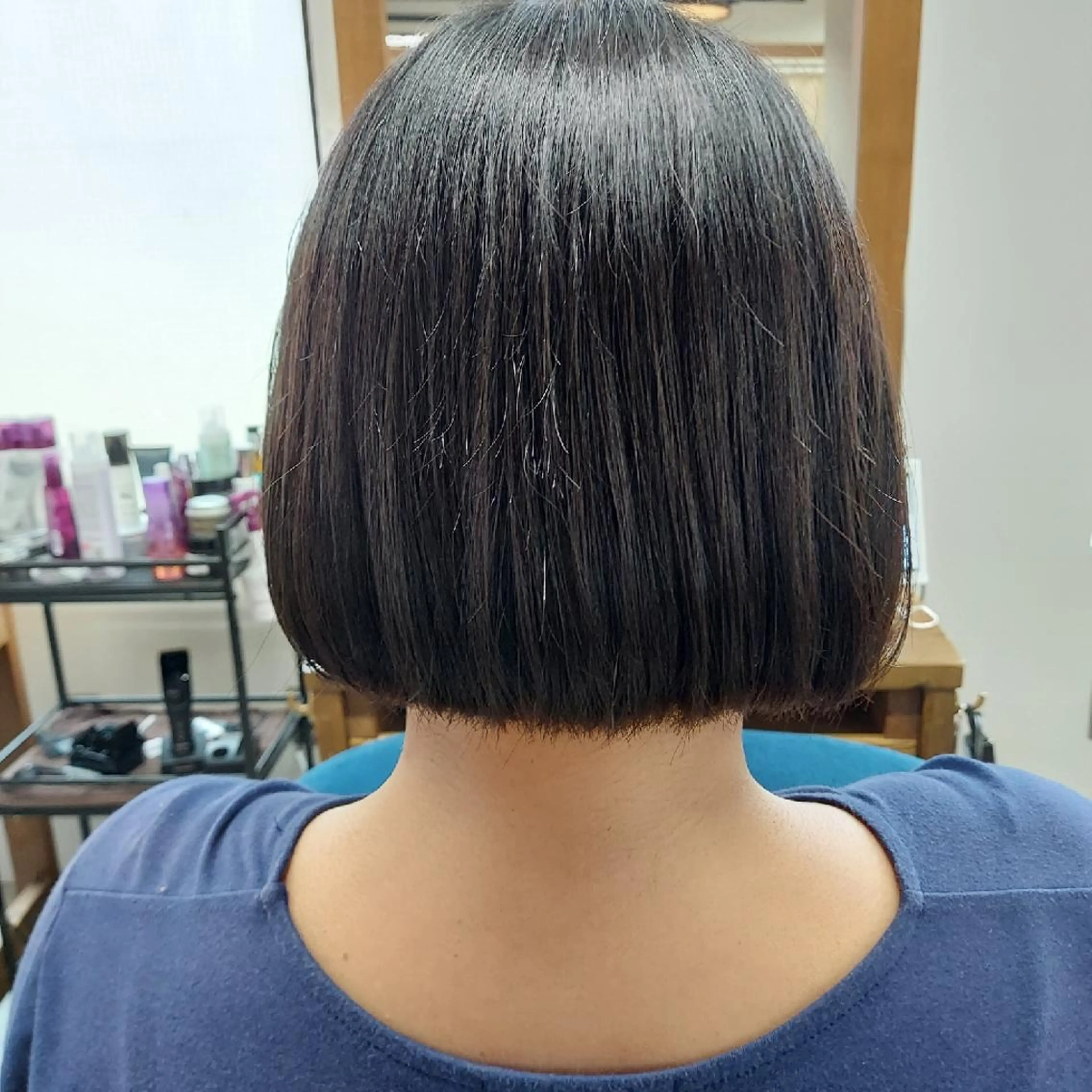 ショート 切りっぱなしボブ ボブ ROSSO 春日部店のヘアスタイル