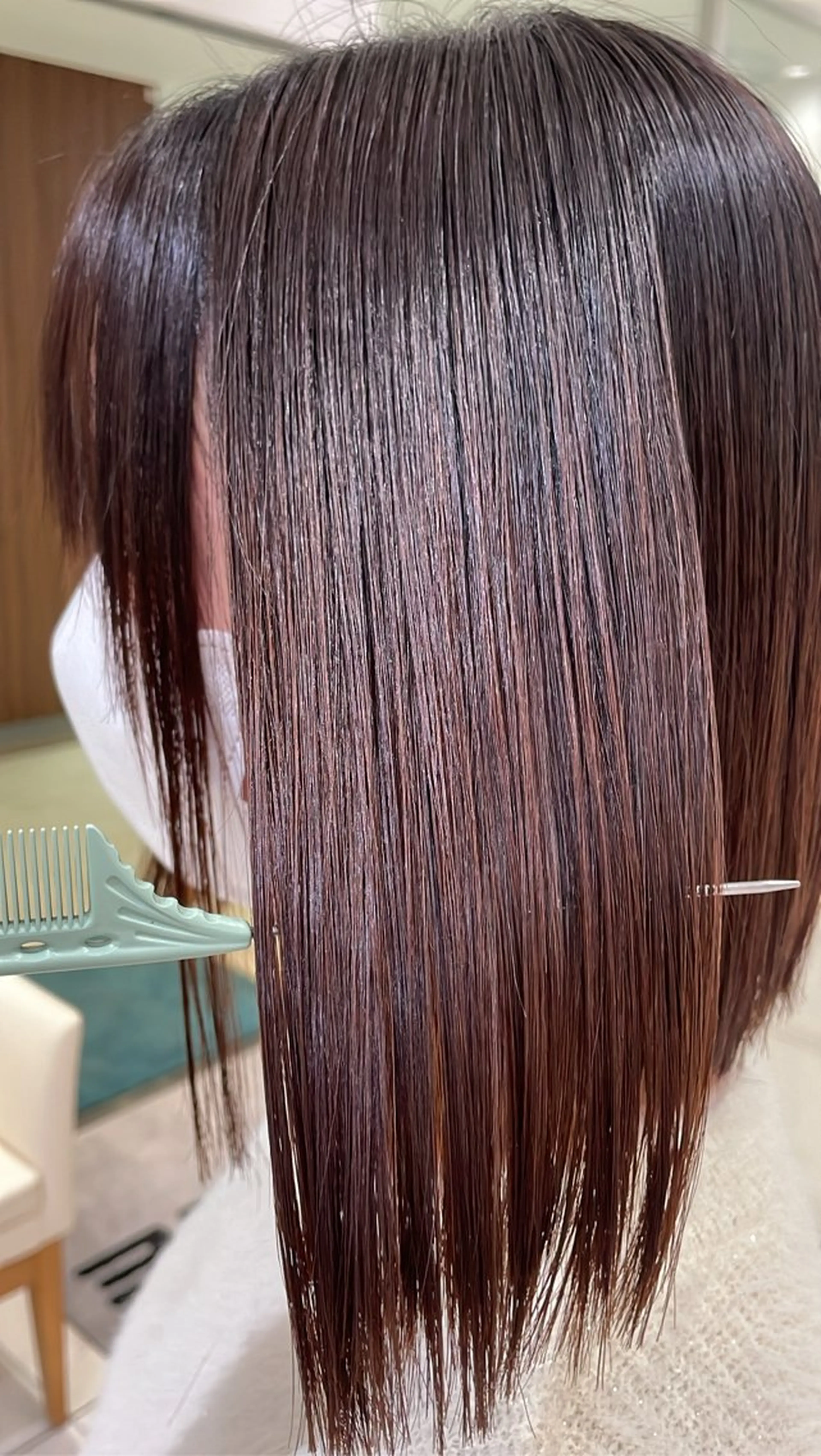 全体縮毛矯正の写真