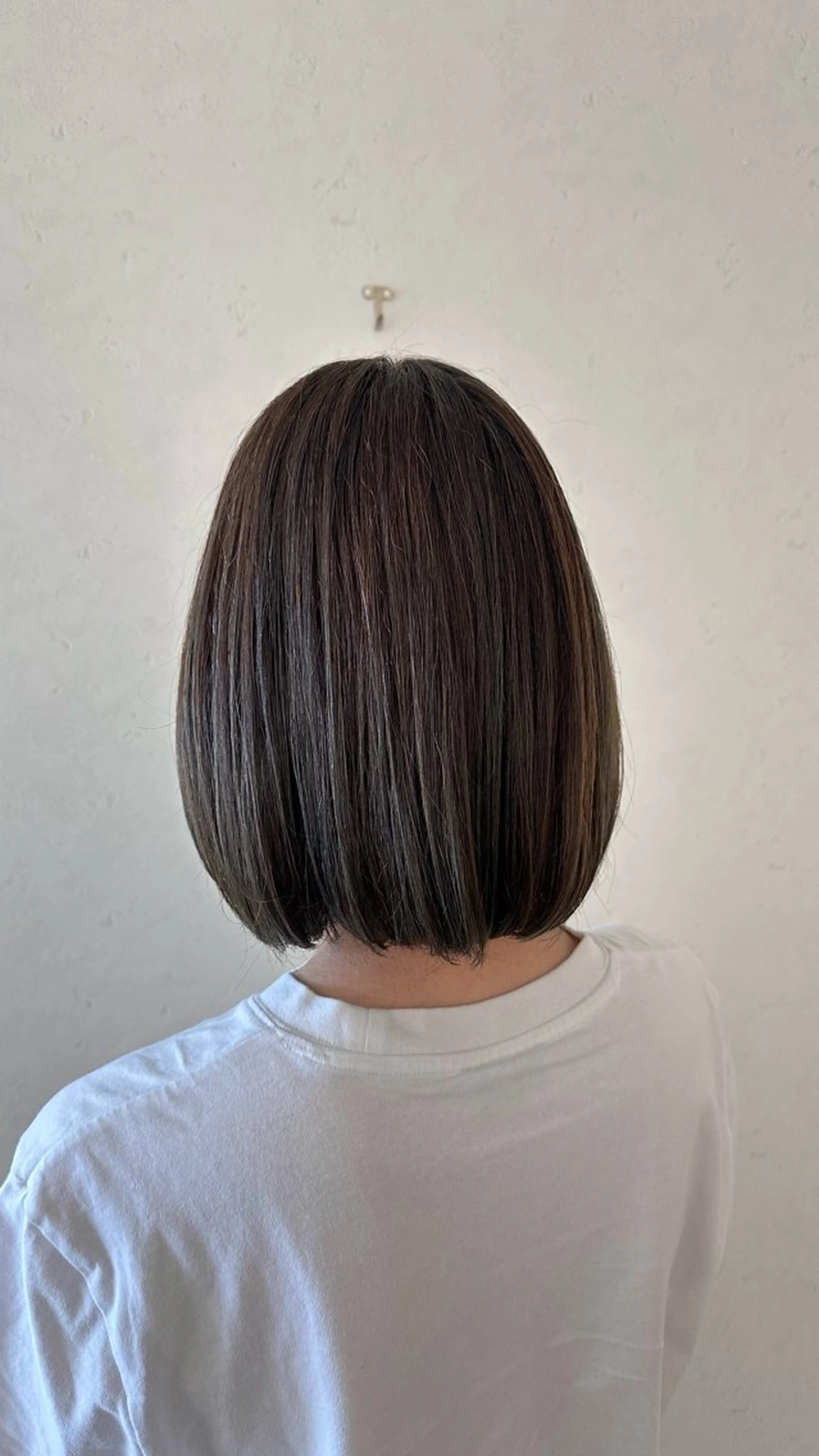 カラー ベージュカラー 北川 ななのヘアスタイル